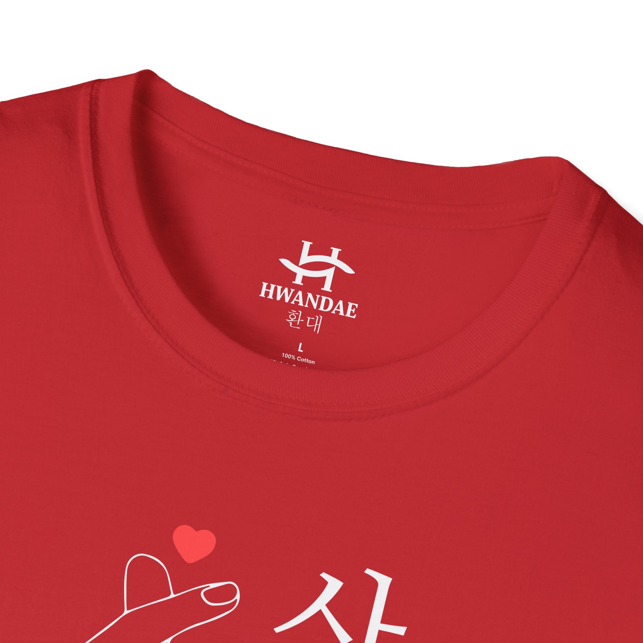 Korean Love Hearts with Korean 'I love you' T-shirt