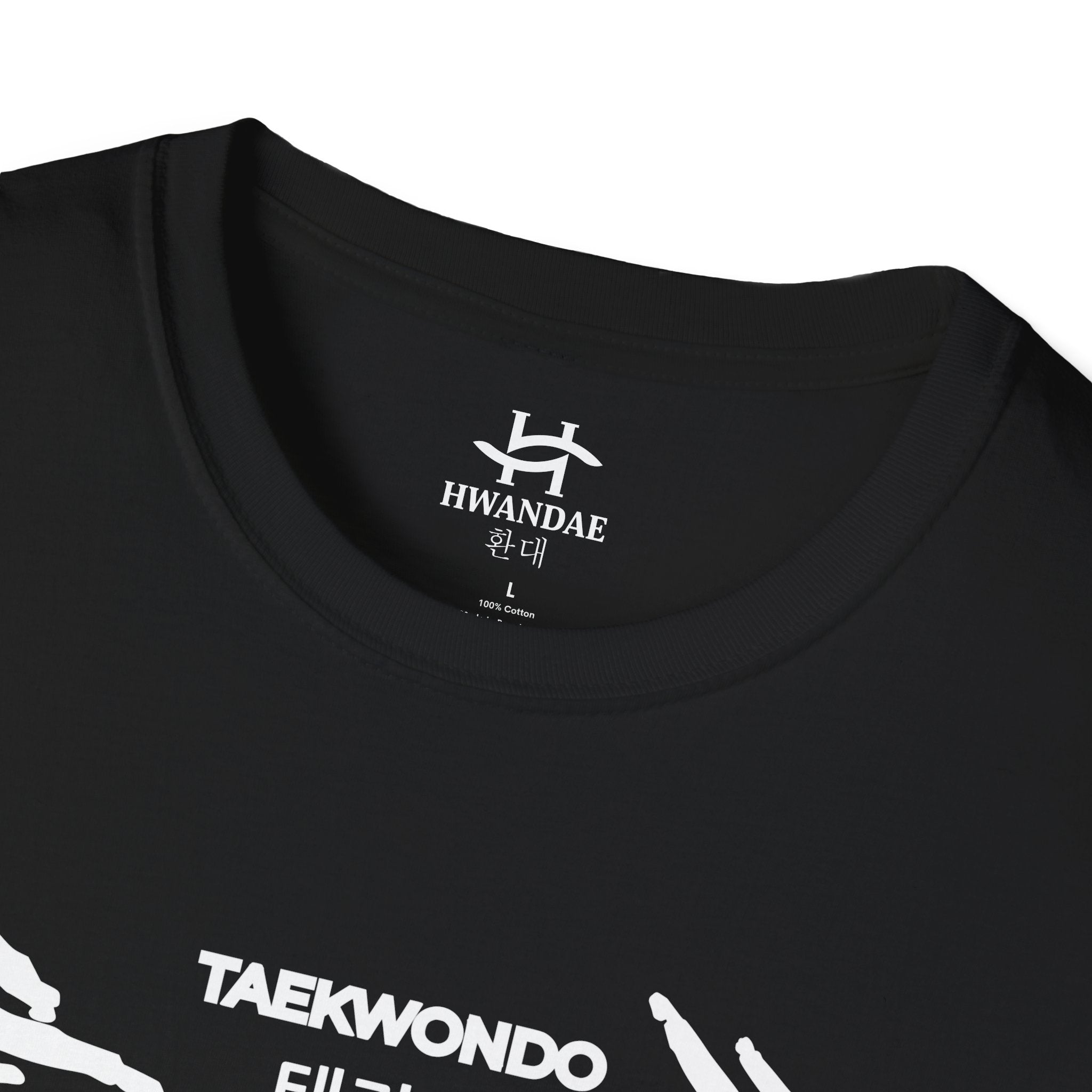 Korean Taekwondo T-shirt with Double Fighters 1