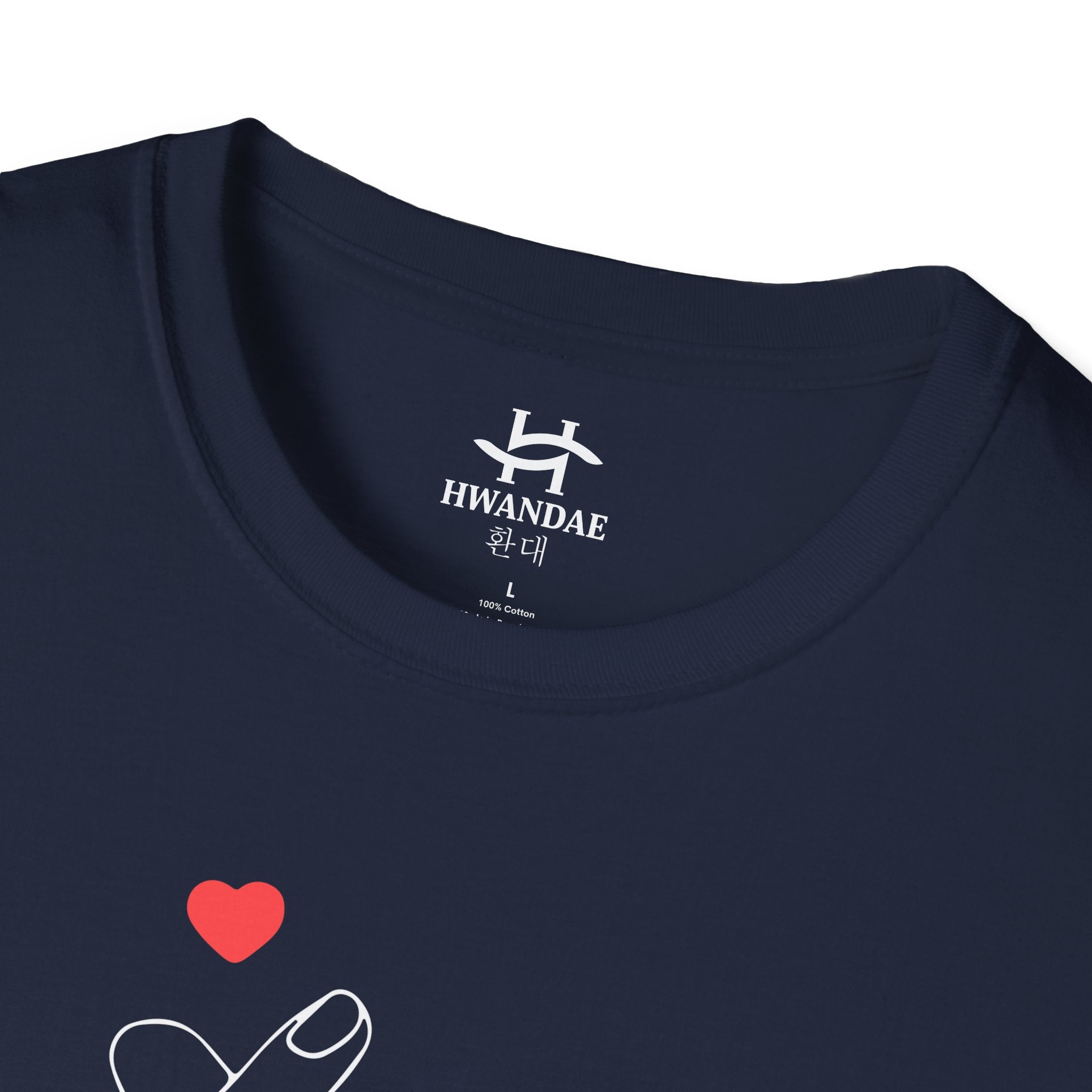 Korean Love Hearts with Korean 'I love you' T-shirt 2