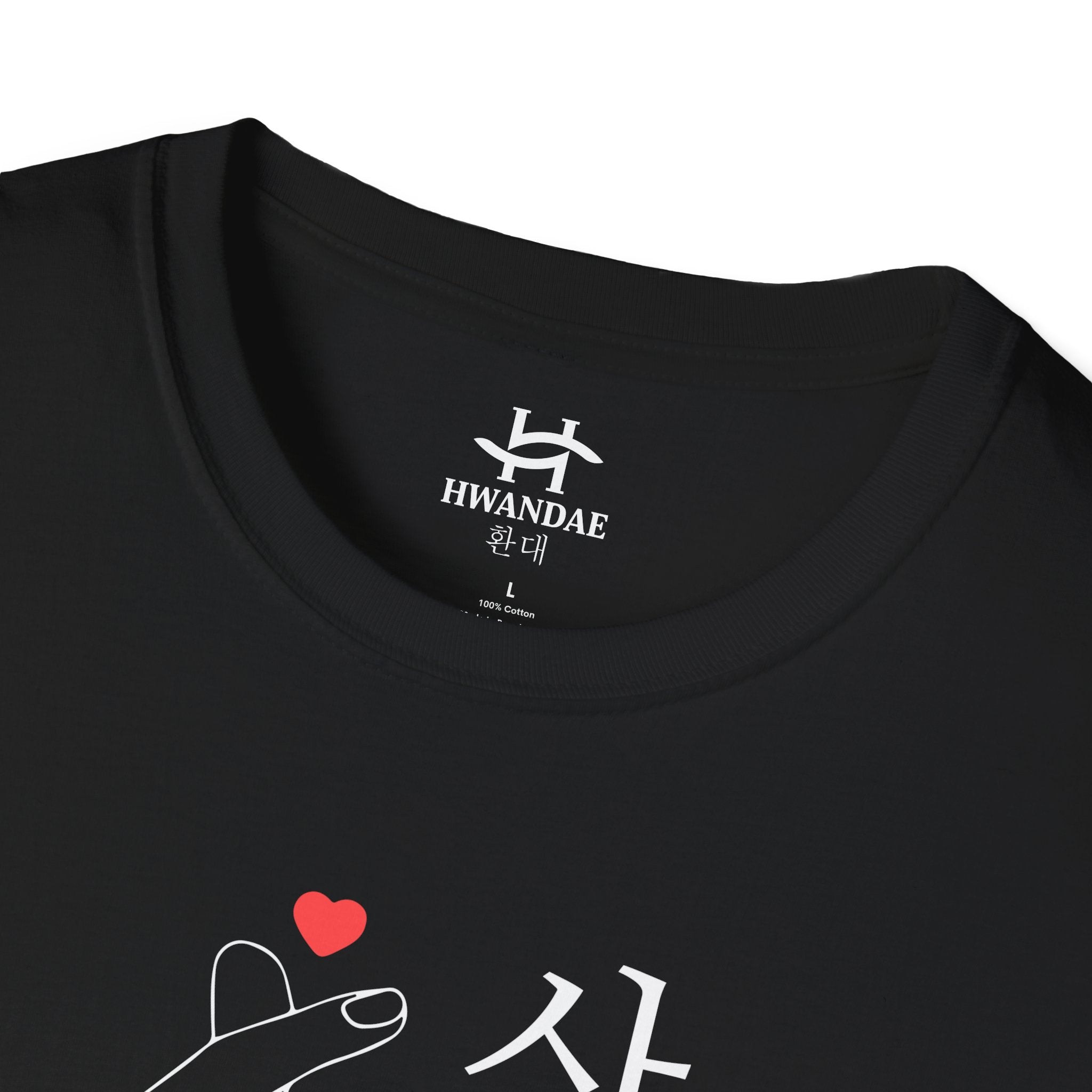 Korean Love Hearts with Korean 'I love you' T-shirt
