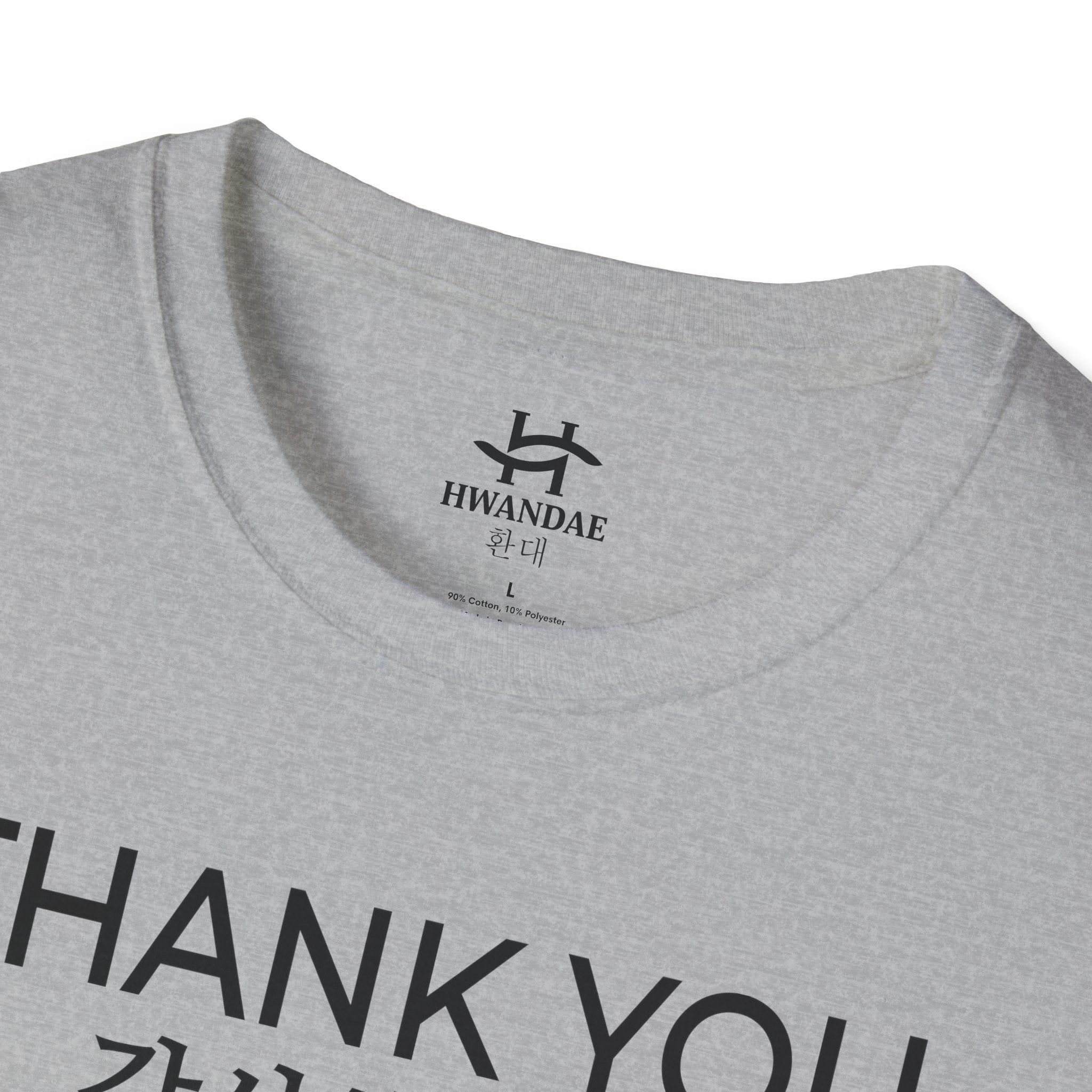 한국어 THANK YOU 티셔츠