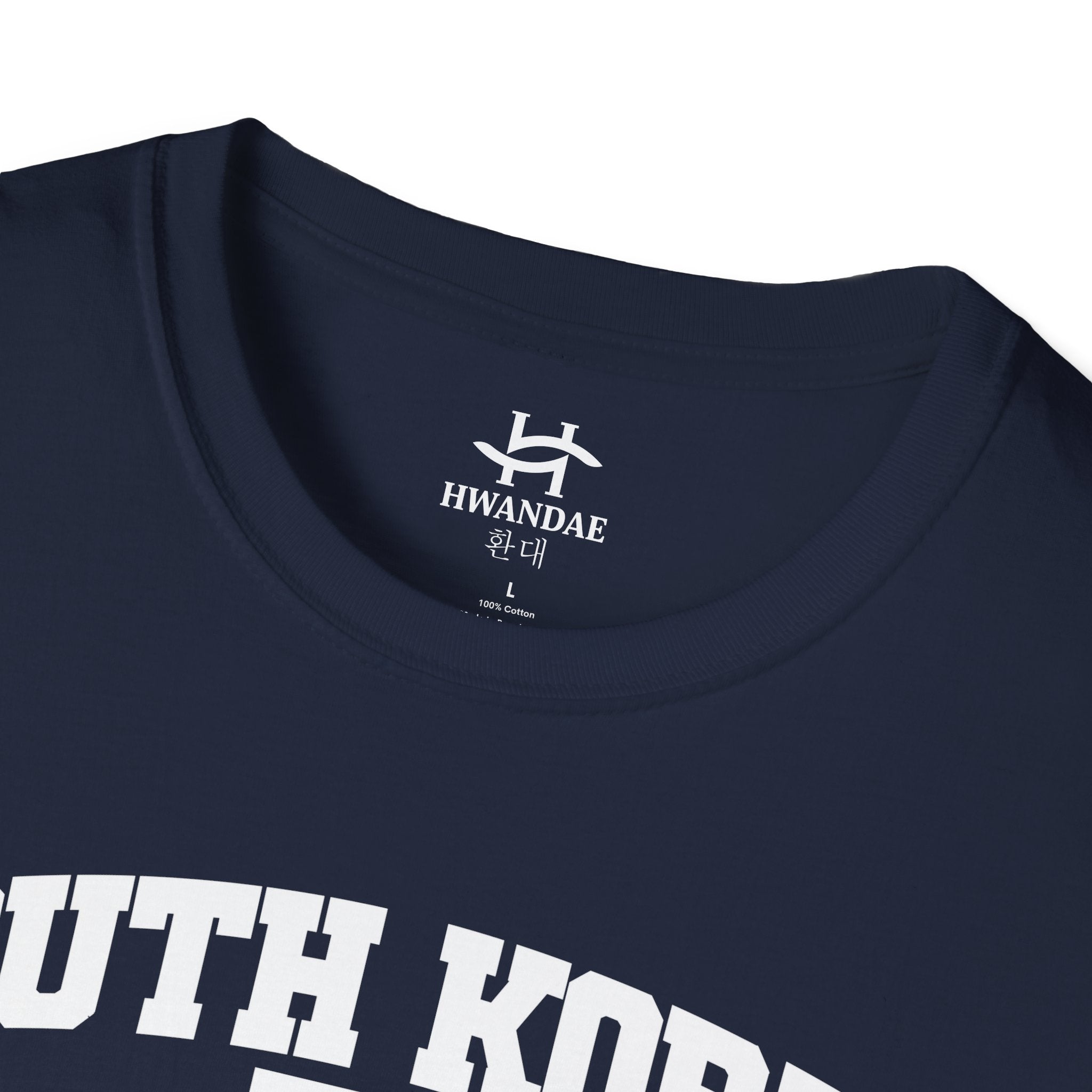 South Korea Varsity T-Shirt with Korean, and Flag
