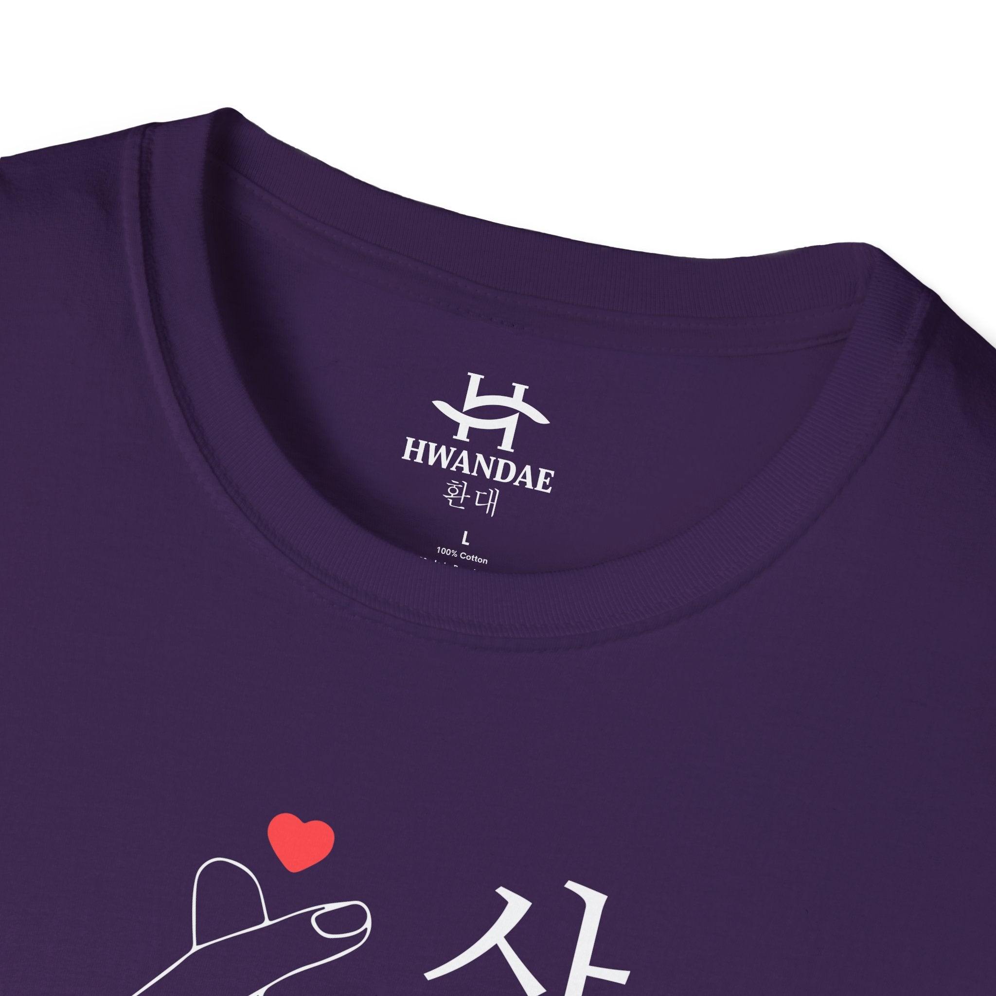 Korean Love Hearts with Korean 'I love you' T-shirt