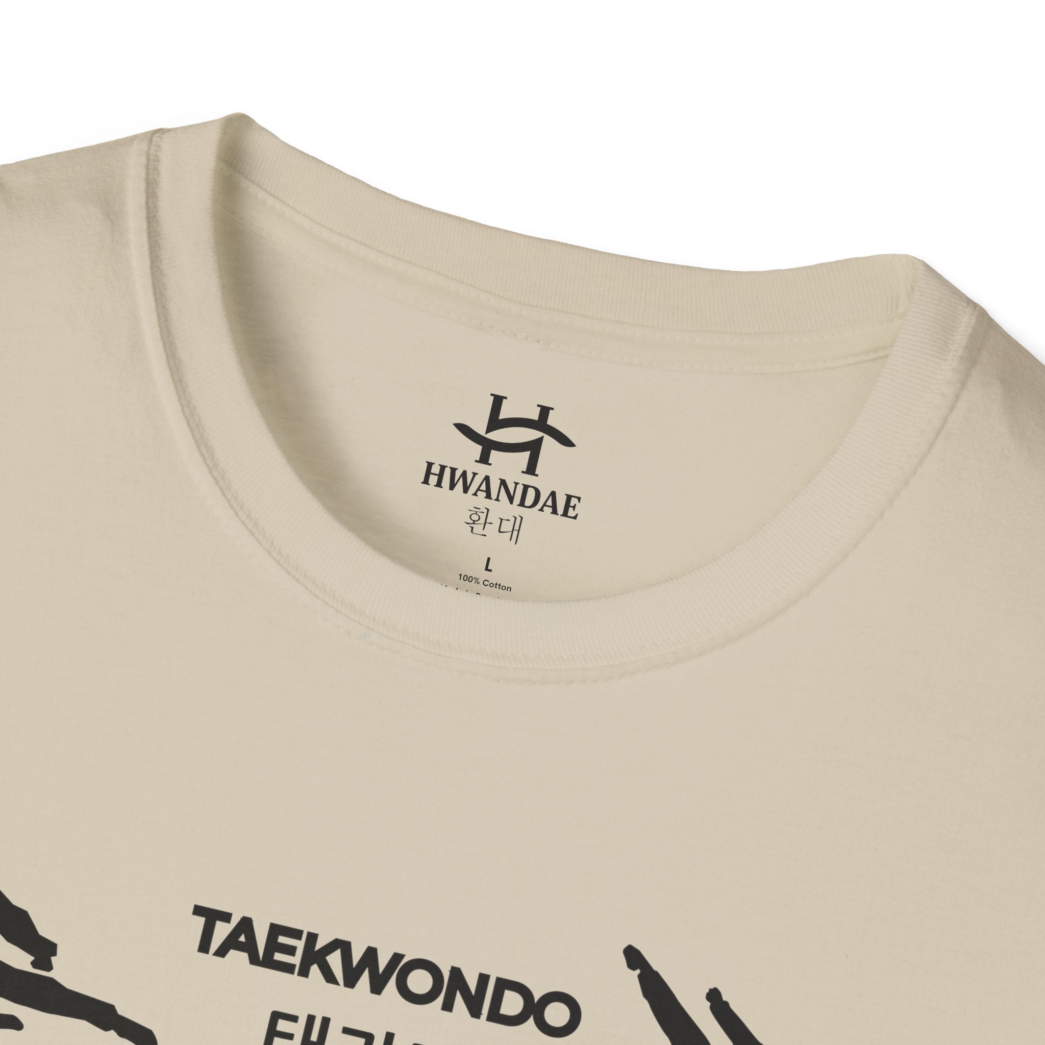 Korean Taekwondo T-shirt with Double Fighters 1