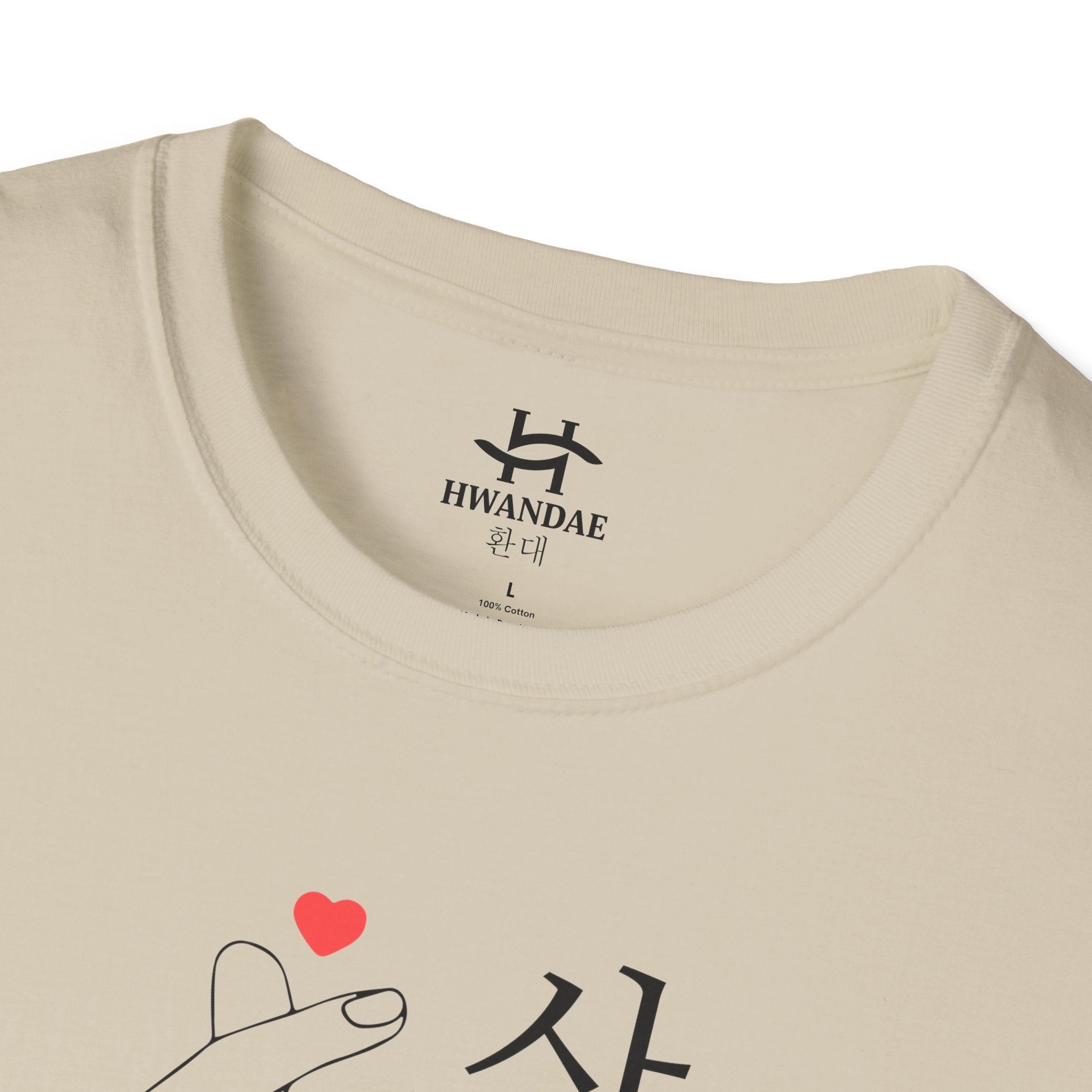 Korean Love Hearts with Korean 'I love you' T-shirt