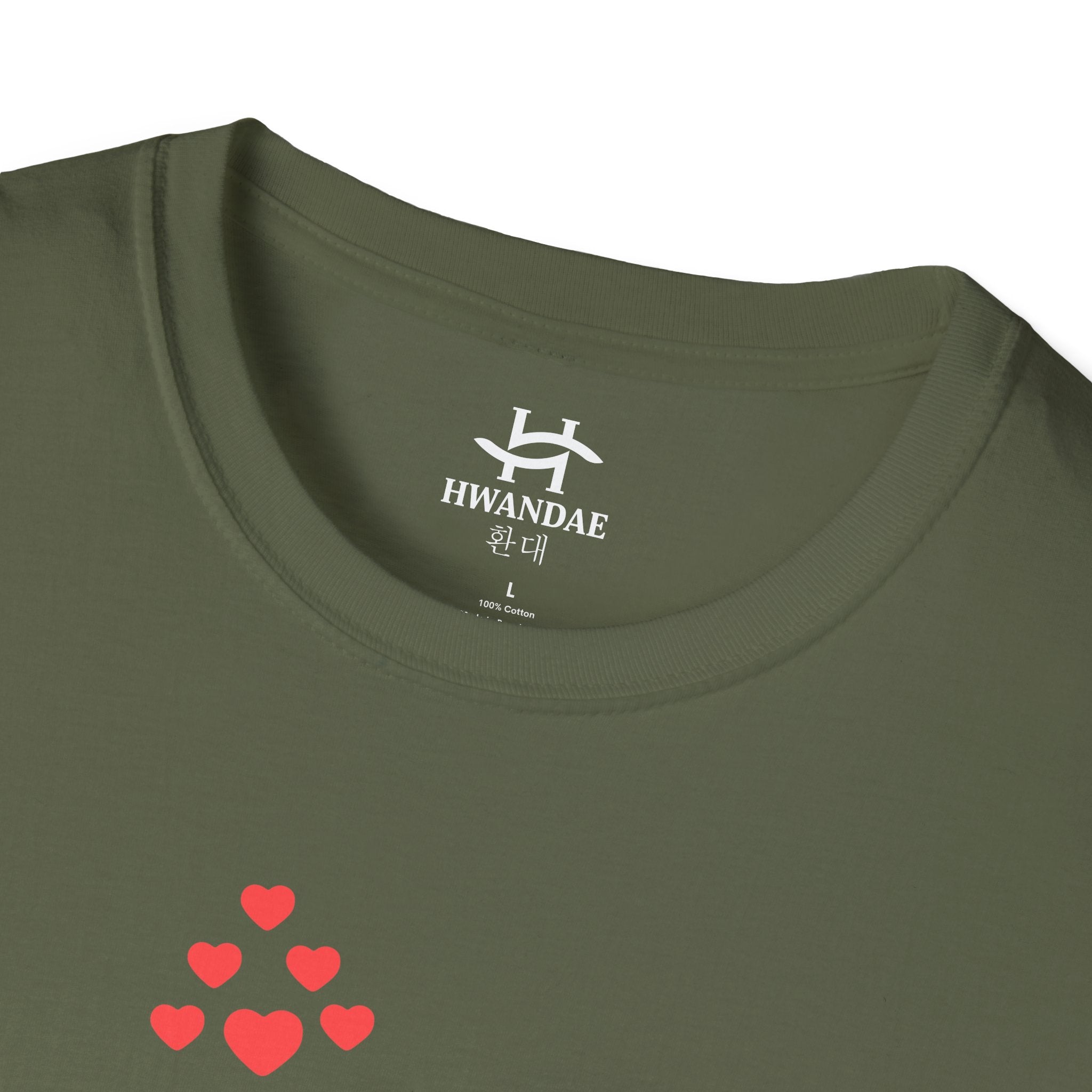 Korean Love Hearts T-shirt