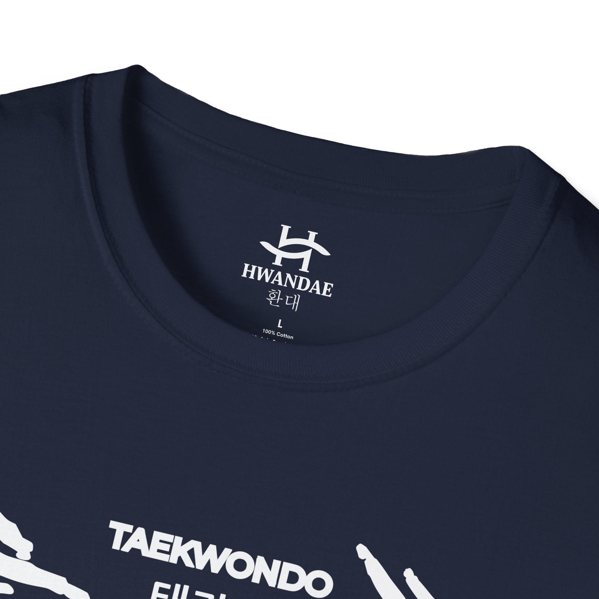 Korean Taekwondo T-shirt with Double Fighters 1