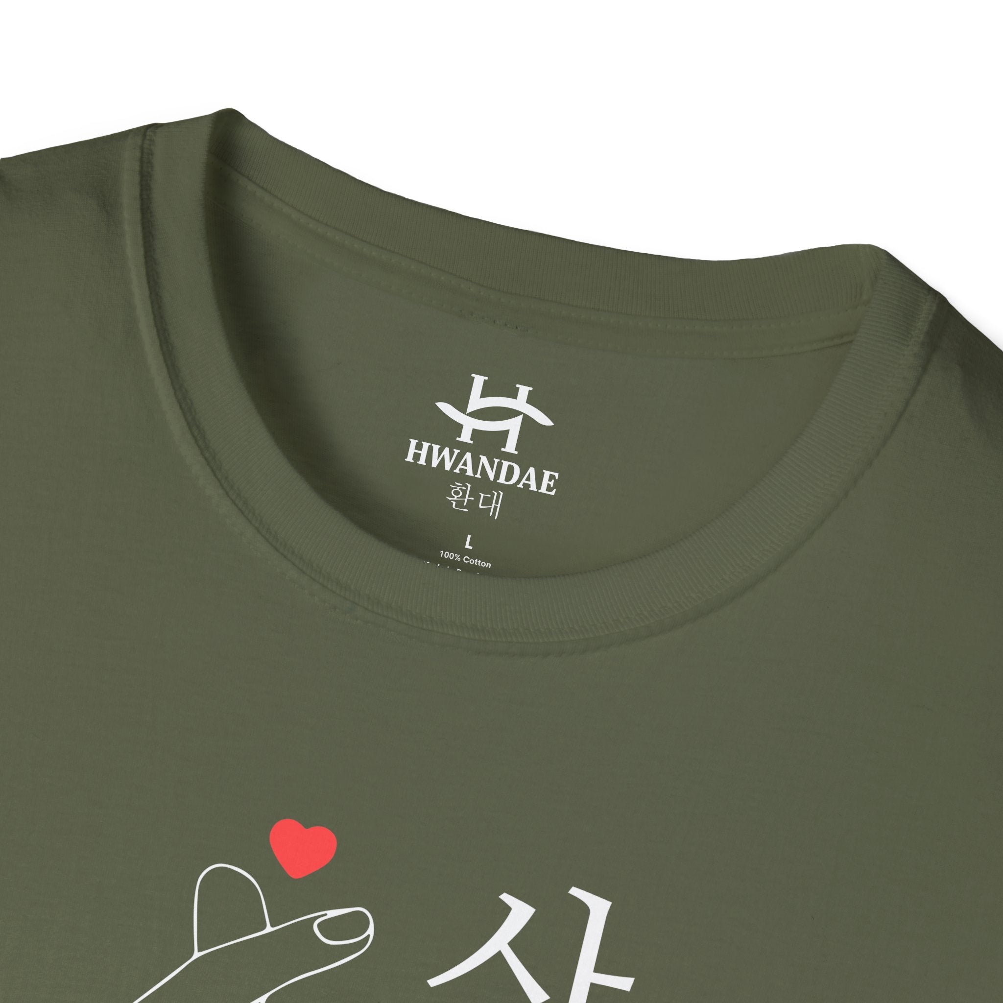 Korean Love Hearts with Korean 'I love you' T-shirt