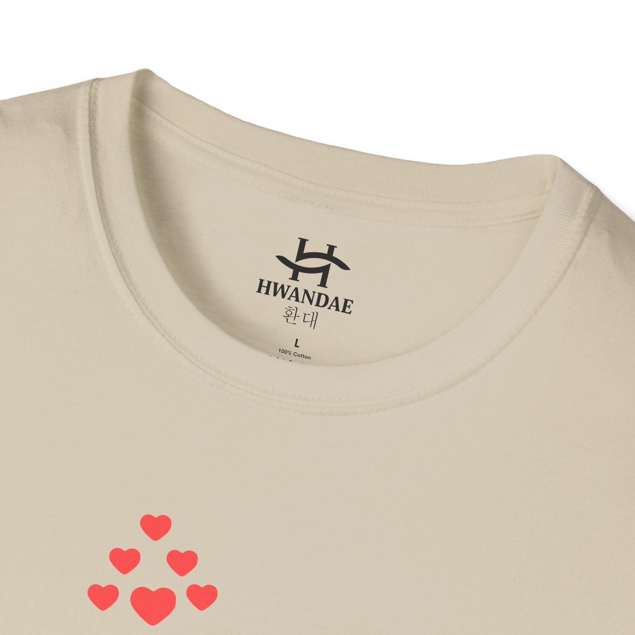 Korean Love Hearts T-shirt