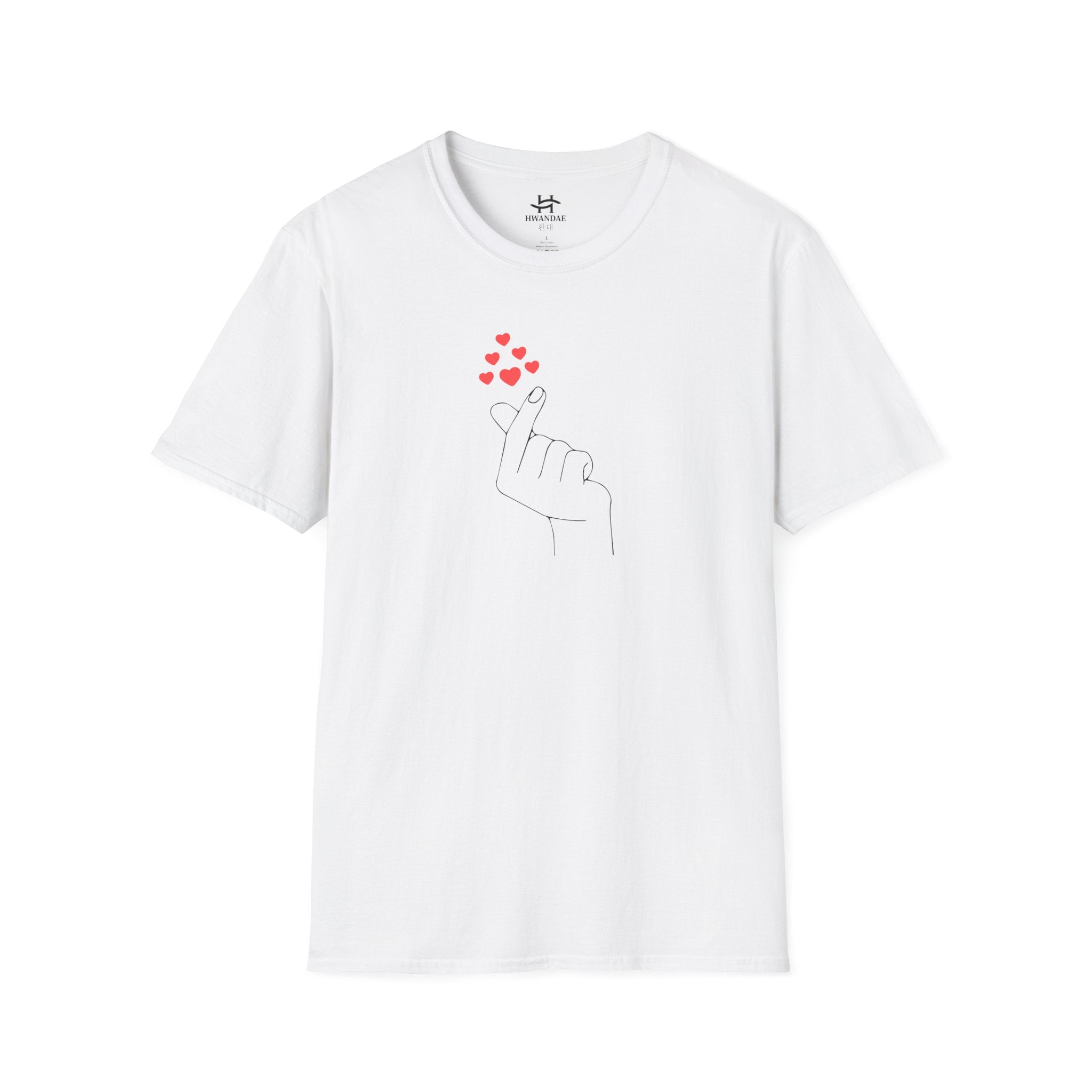 Korean Love Hearts T-shirt