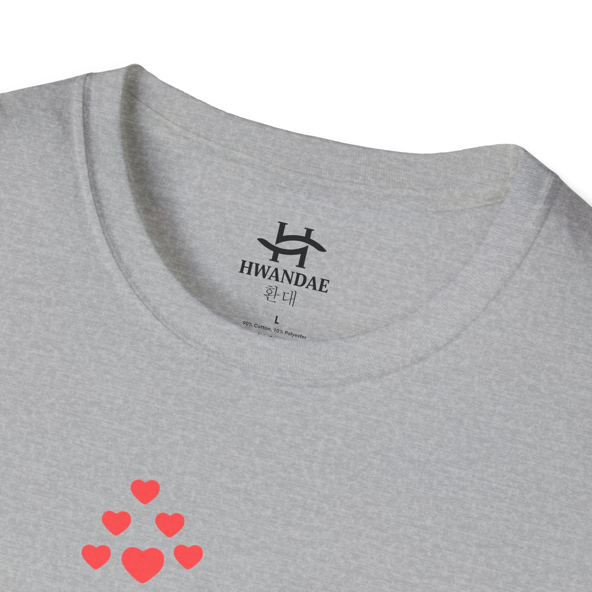 Korean Love Hearts T-shirt