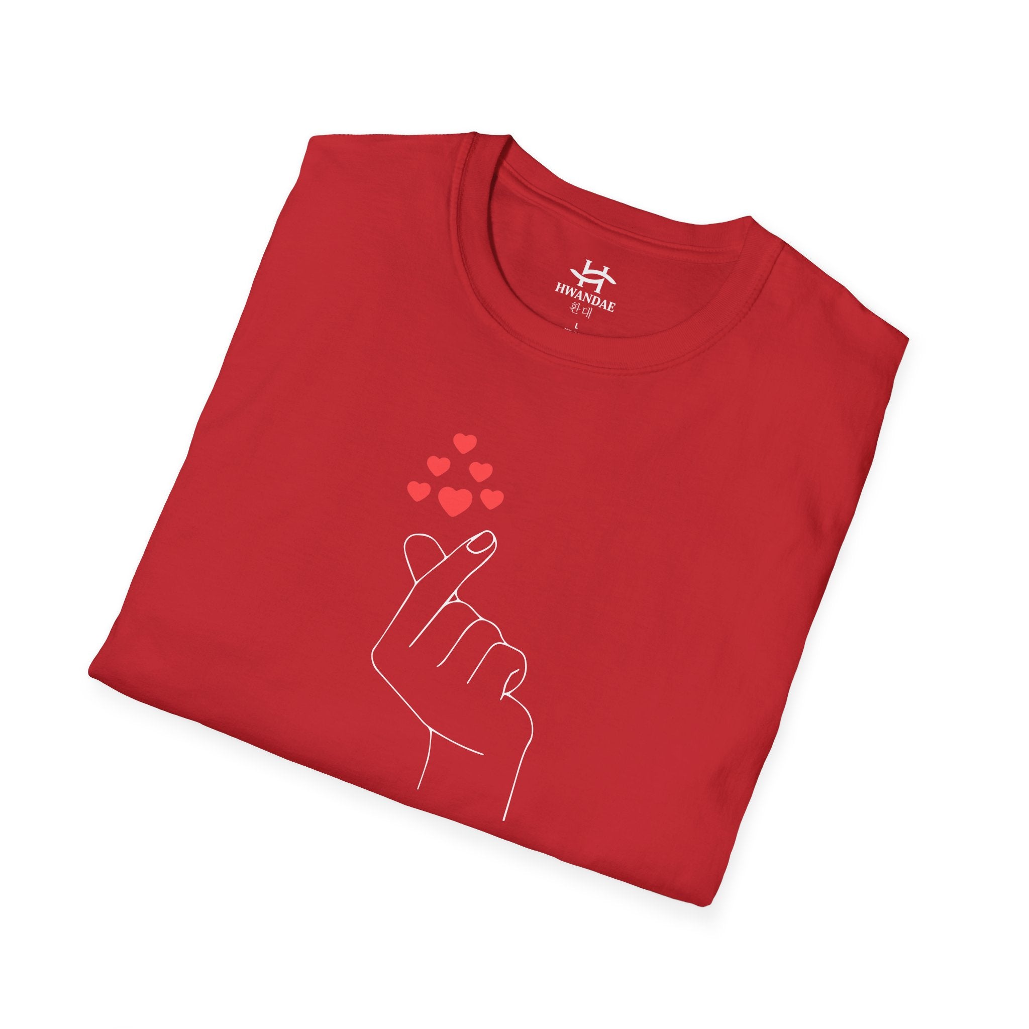 Korean Love Hearts T-shirt