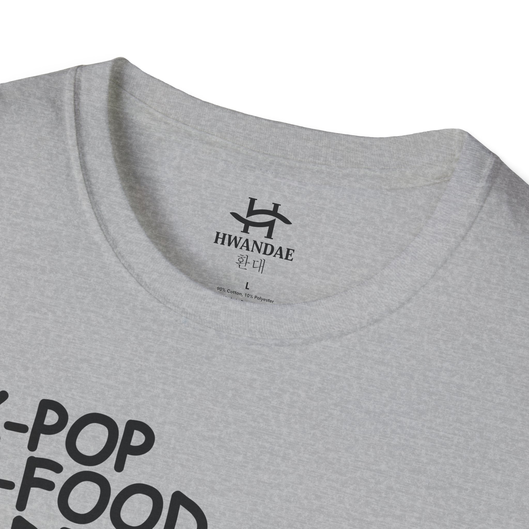 한국 K-POP K-FOOD K-DRAMA K-BEAUTY K-FASHION 티셔츠