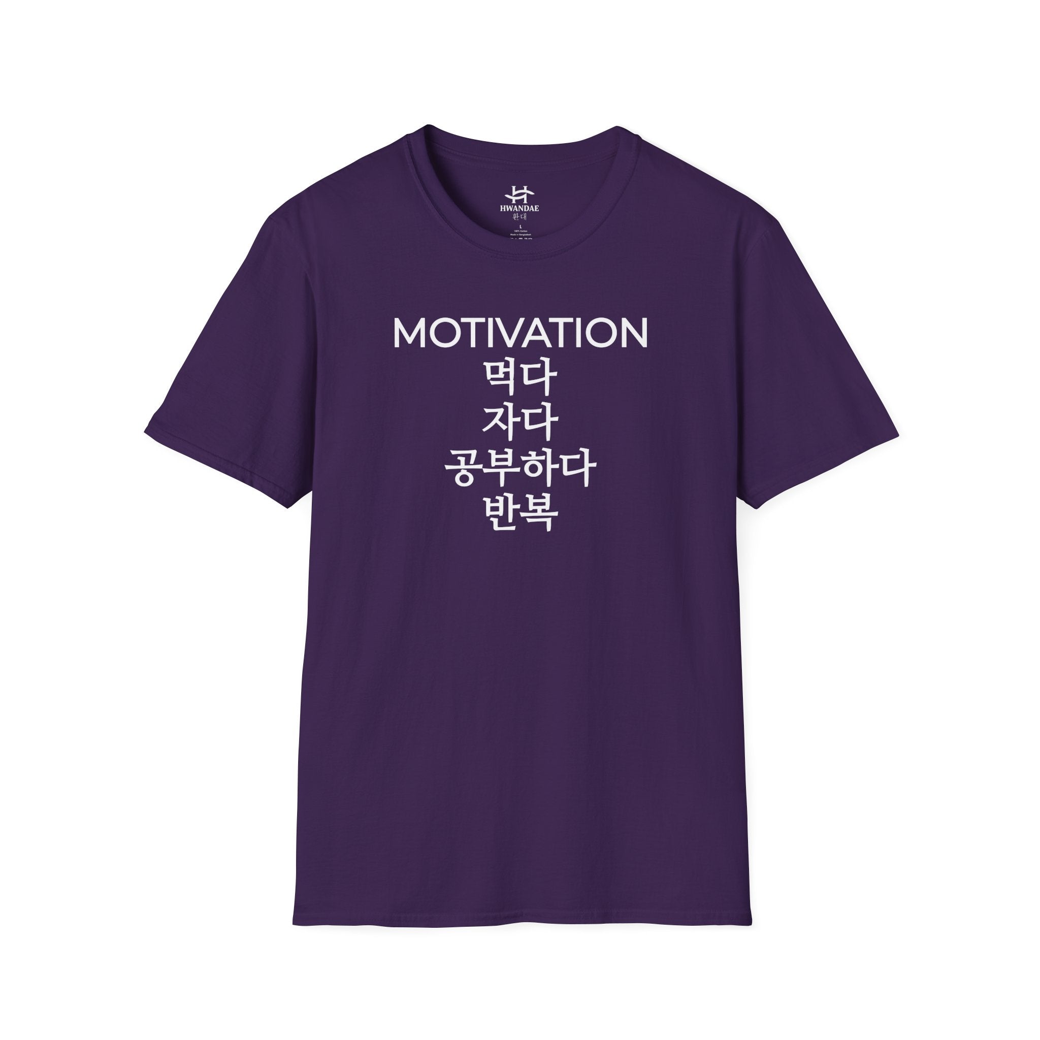 Korean MOTIVATION T-Shirt - Eat Sleep Study Repeat Version 2