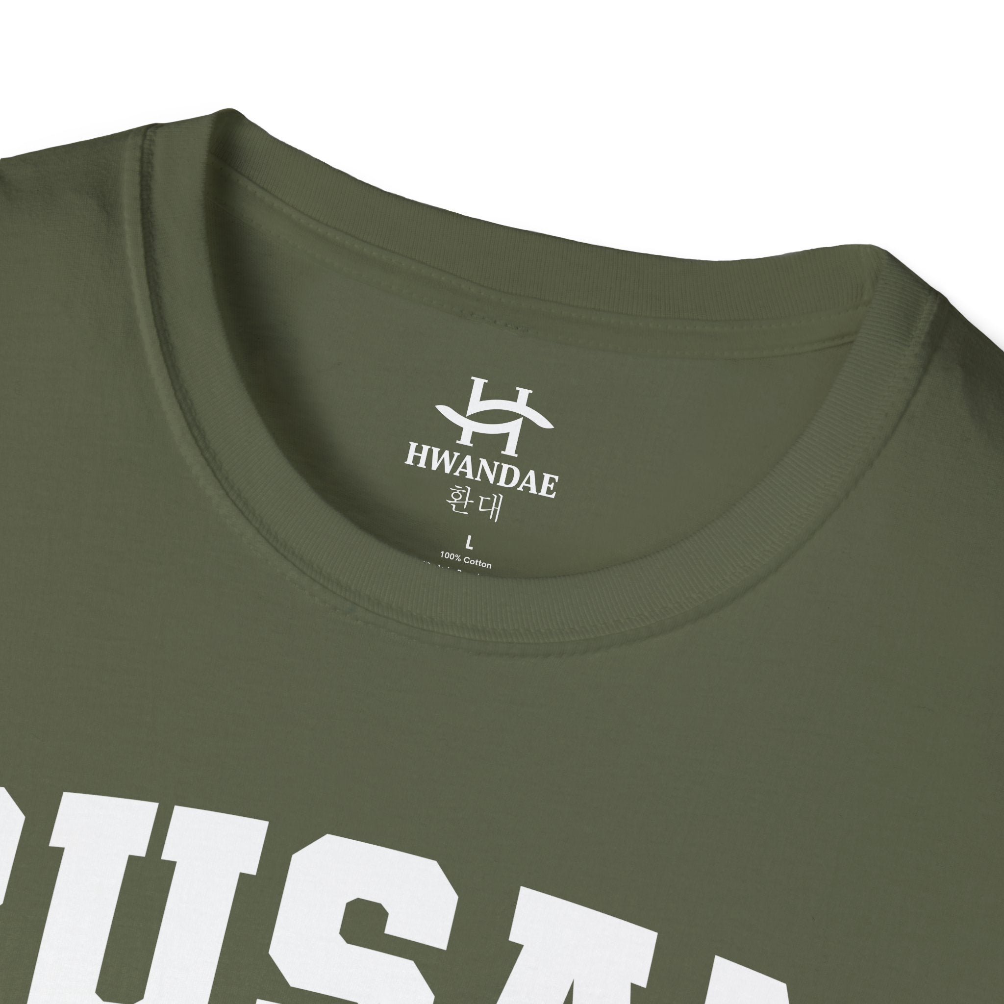 Busan Varsity T-Shirt with Korean and Flags