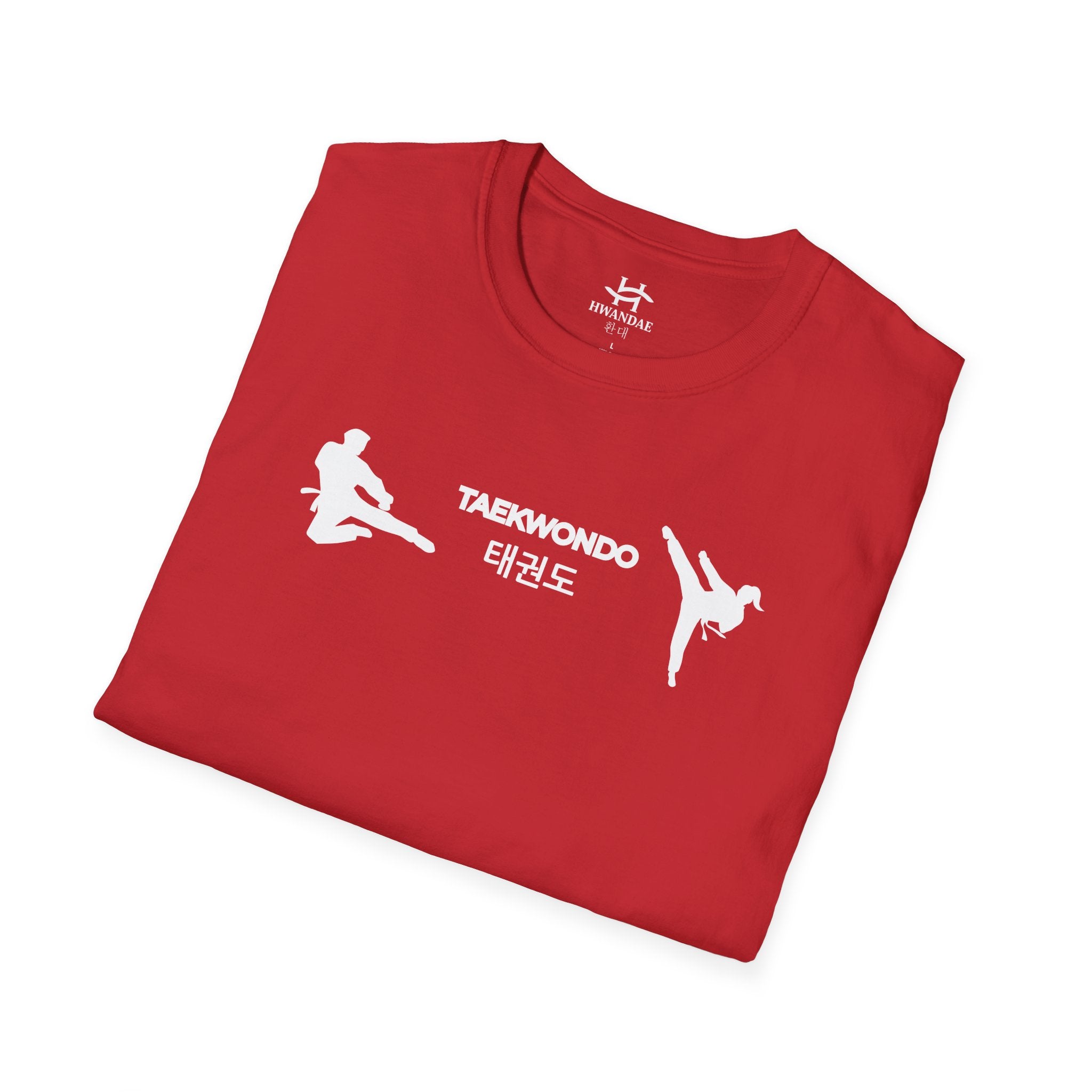 Korean Taekwondo T-shirt with Double Fighters 1