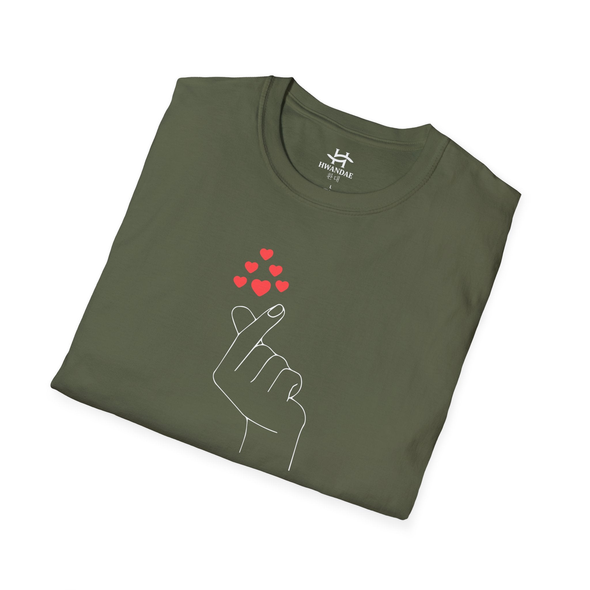 Korean Love Hearts T-shirt