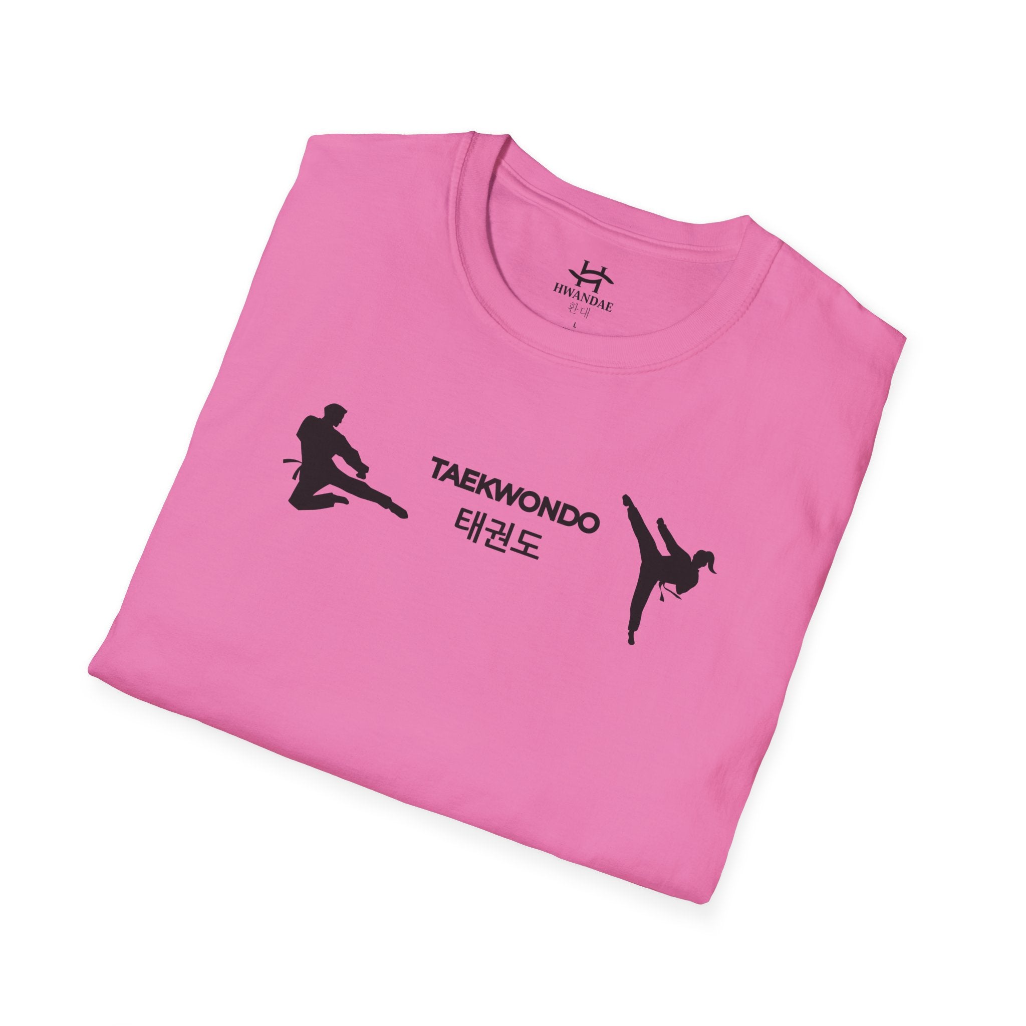 Korean Taekwondo T-shirt with Double Fighters 1