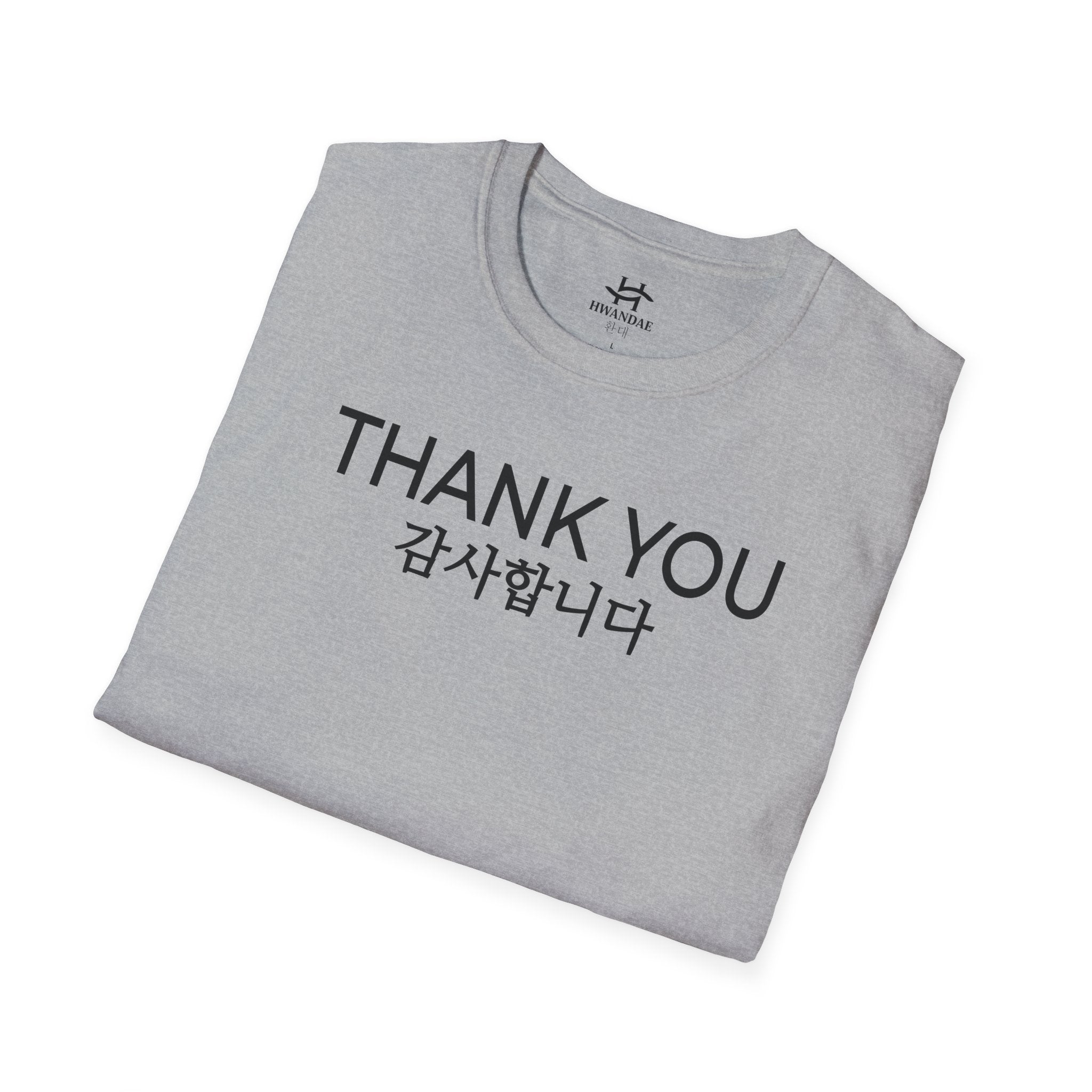 한국어 THANK YOU 티셔츠