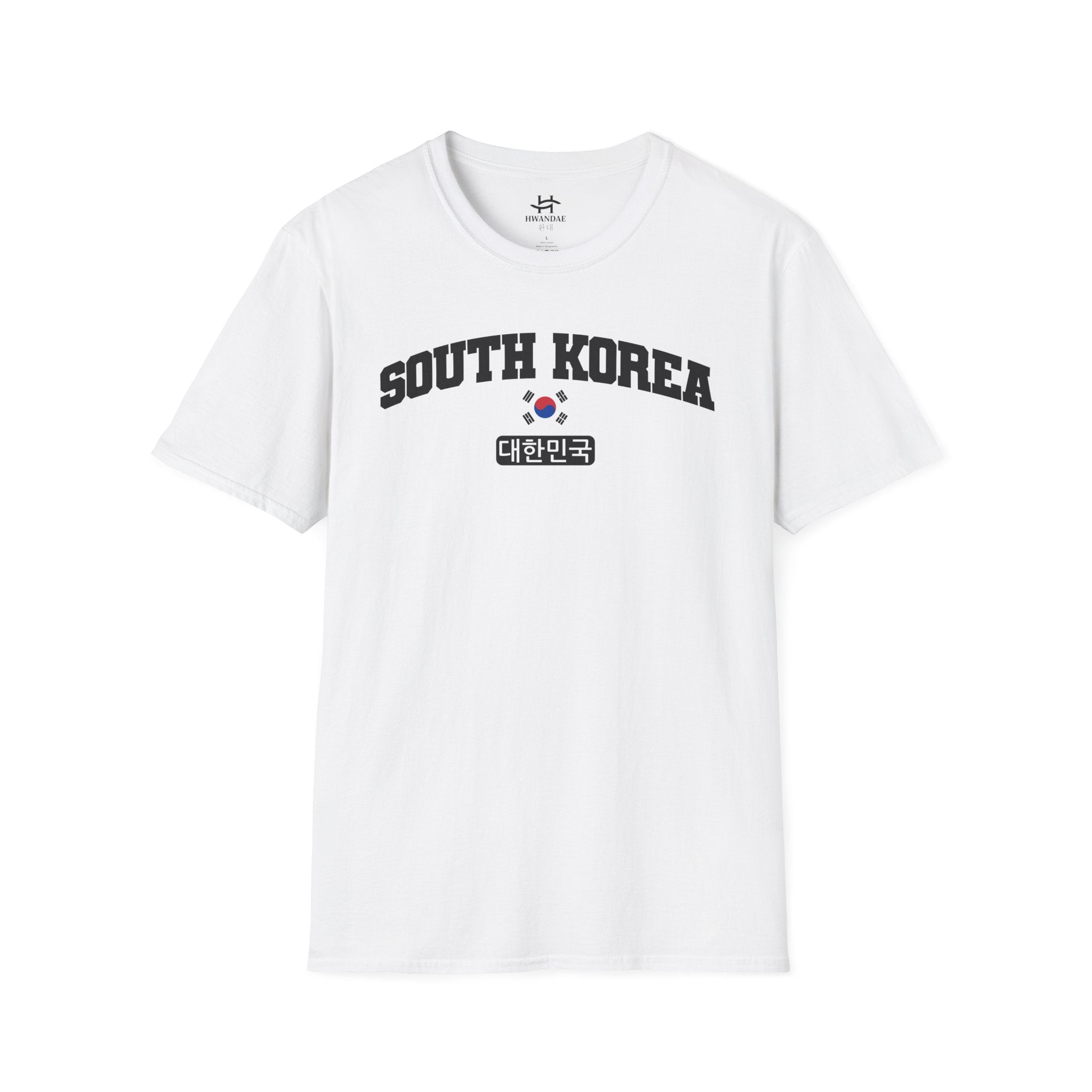 South Korea Varsity T-Shirt with Korean, and Flag