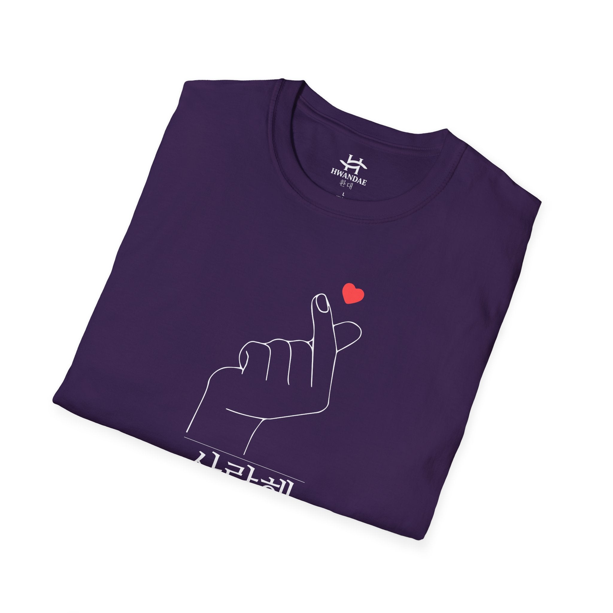 Korean Love Heart and I love you in Korean T-shirt
