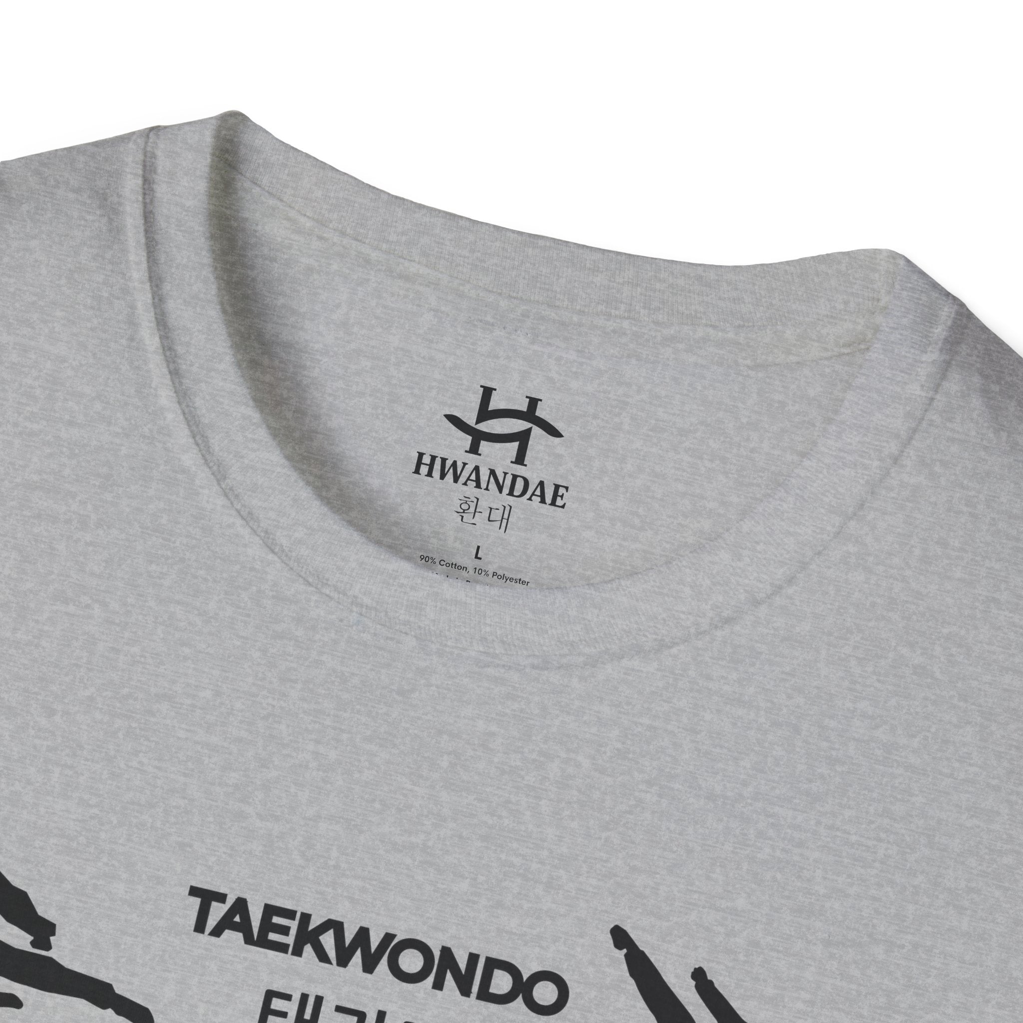Korean Taekwondo T-shirt with Double Fighters 1