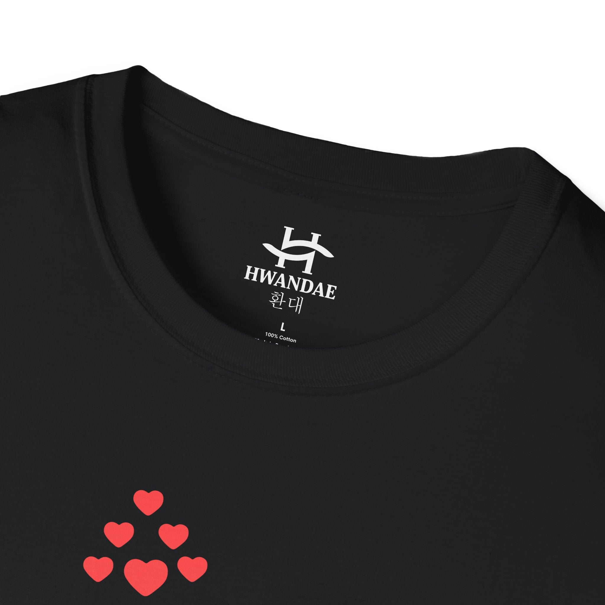 Korean Love Hearts T-shirt