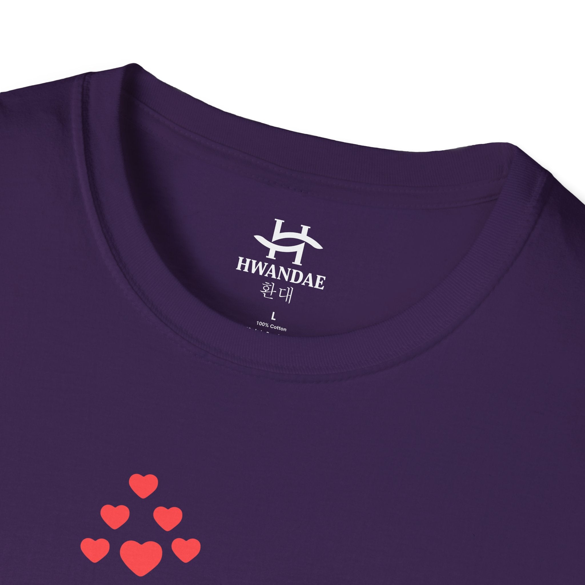 Korean Love Hearts T-shirt