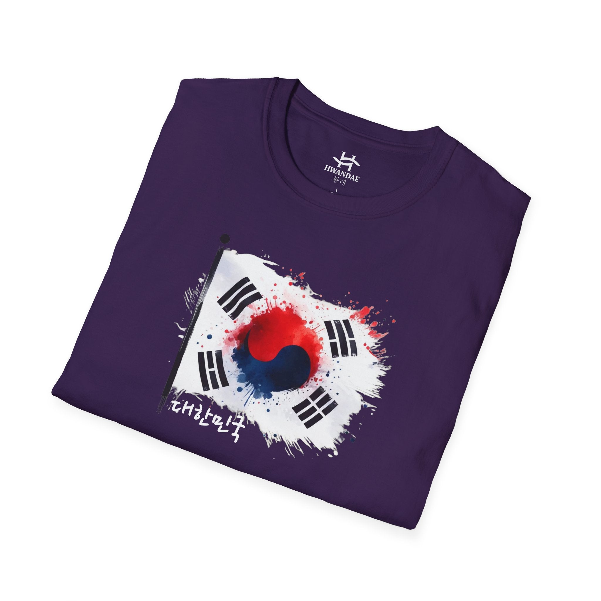Vibrant South Korean Flag T-Shirt with Korean