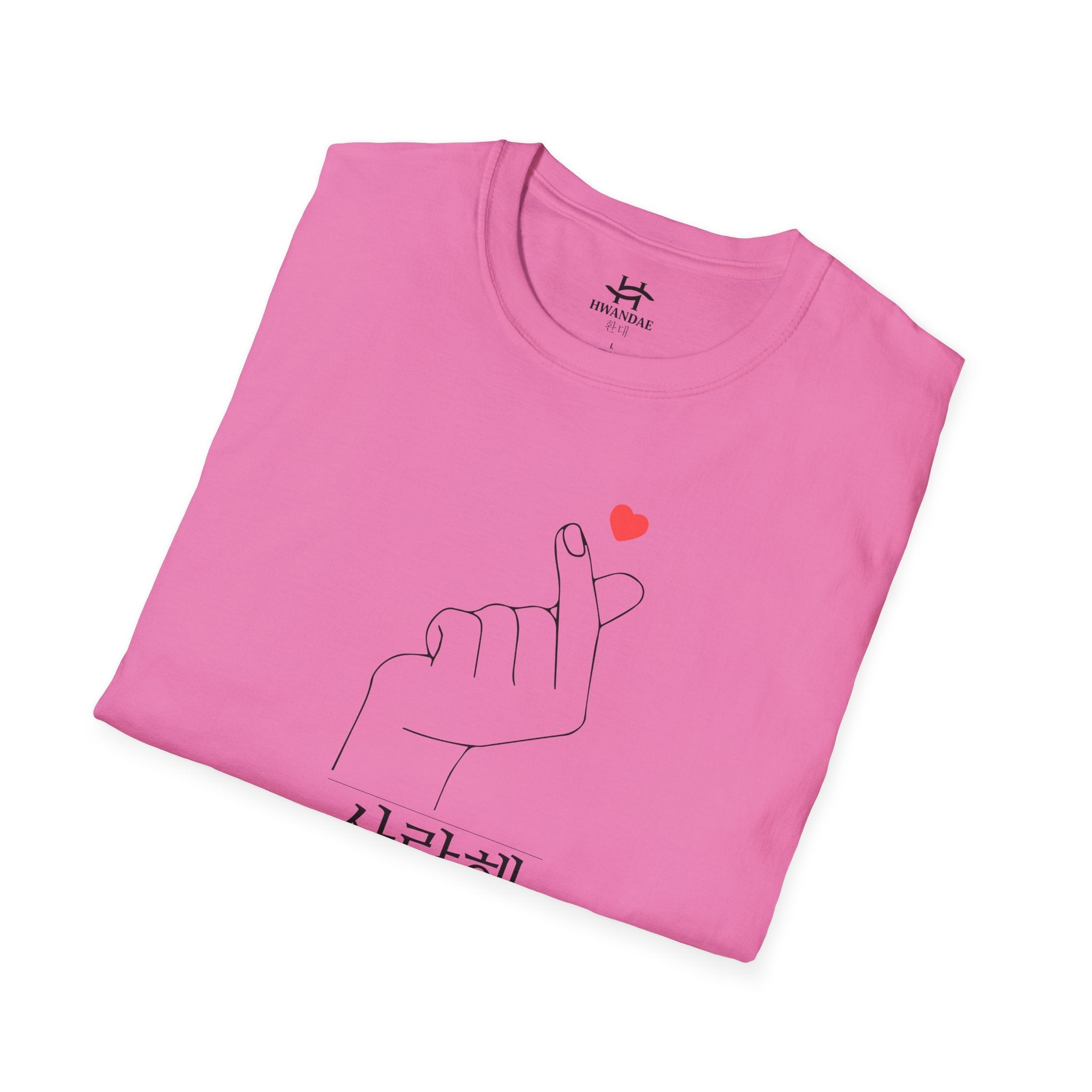 Korean Love Heart and I love you in Korean T-shirt