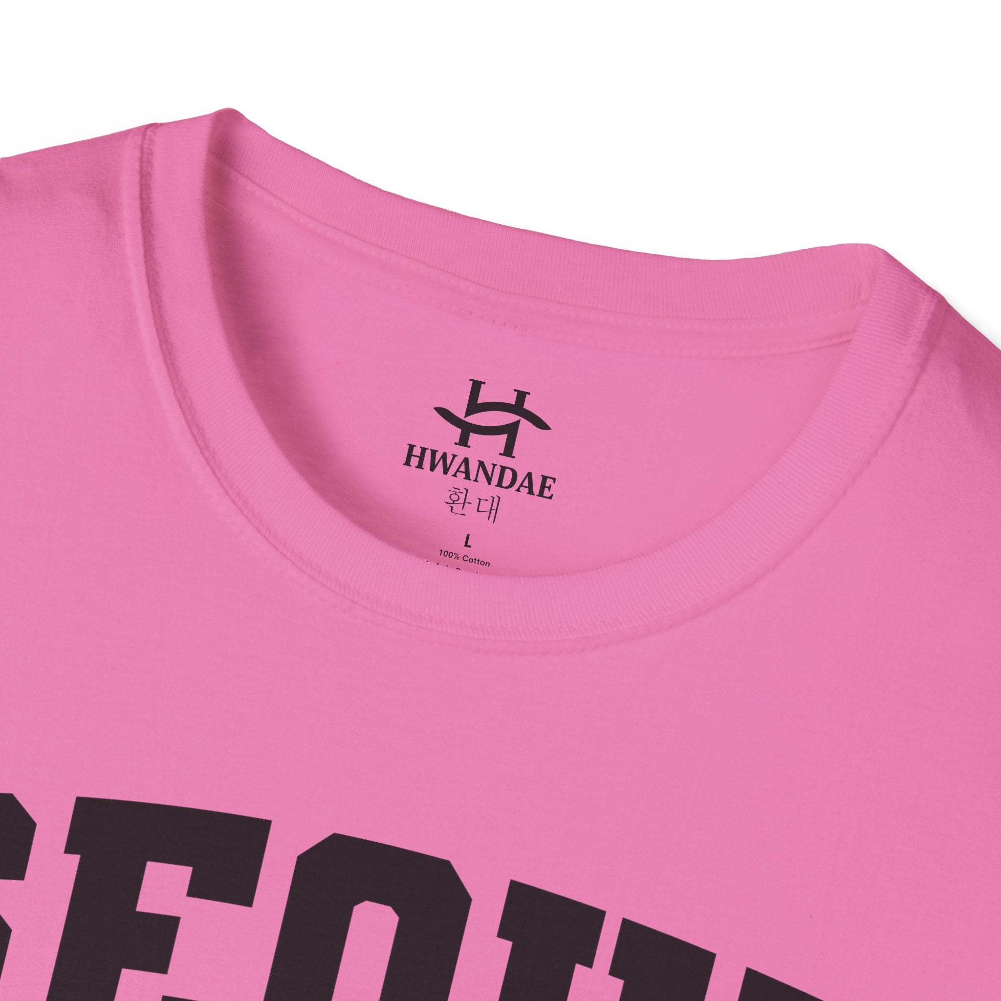 Seoul Varsity T-Shirt with Korean, Flags and Establishment date