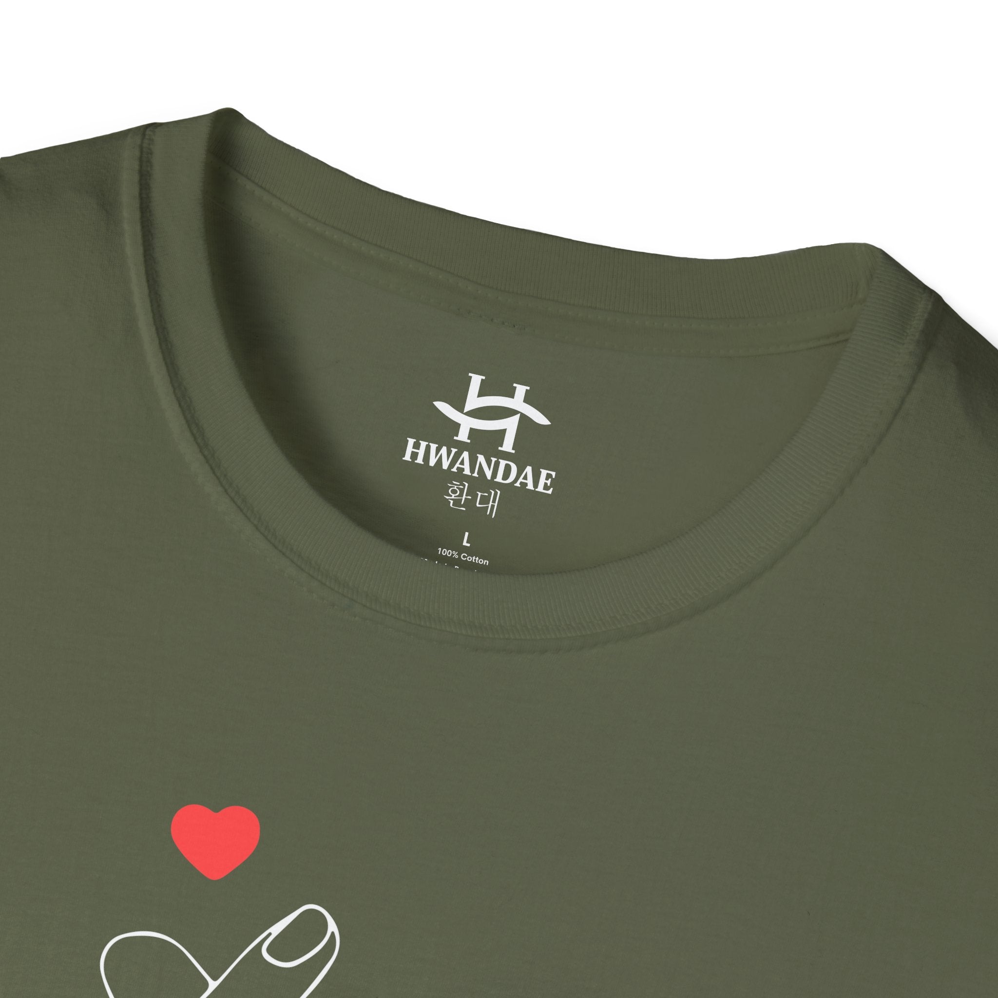 Korean Love Hearts with Korean 'I love you' T-shirt 2