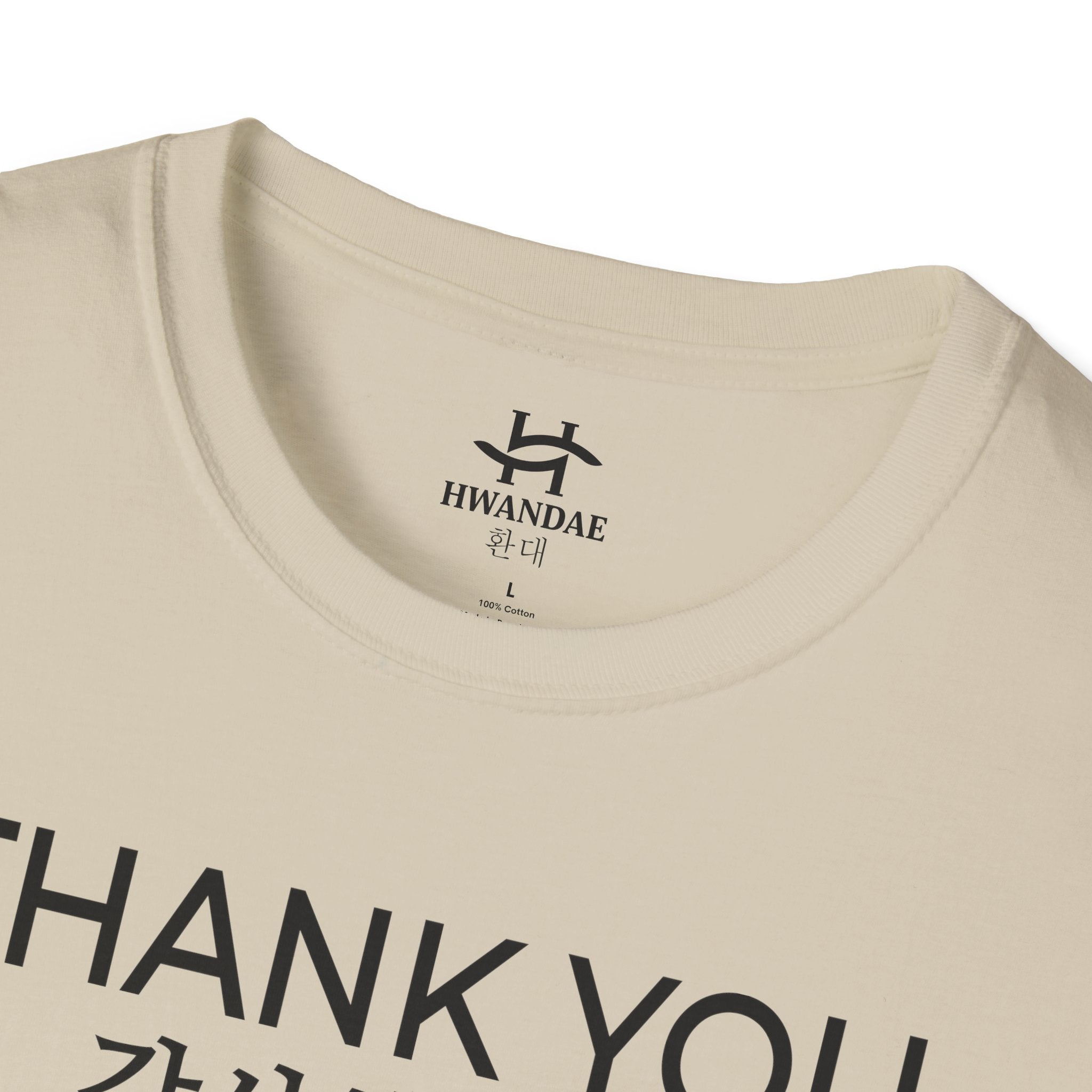 한국어 THANK YOU 티셔츠