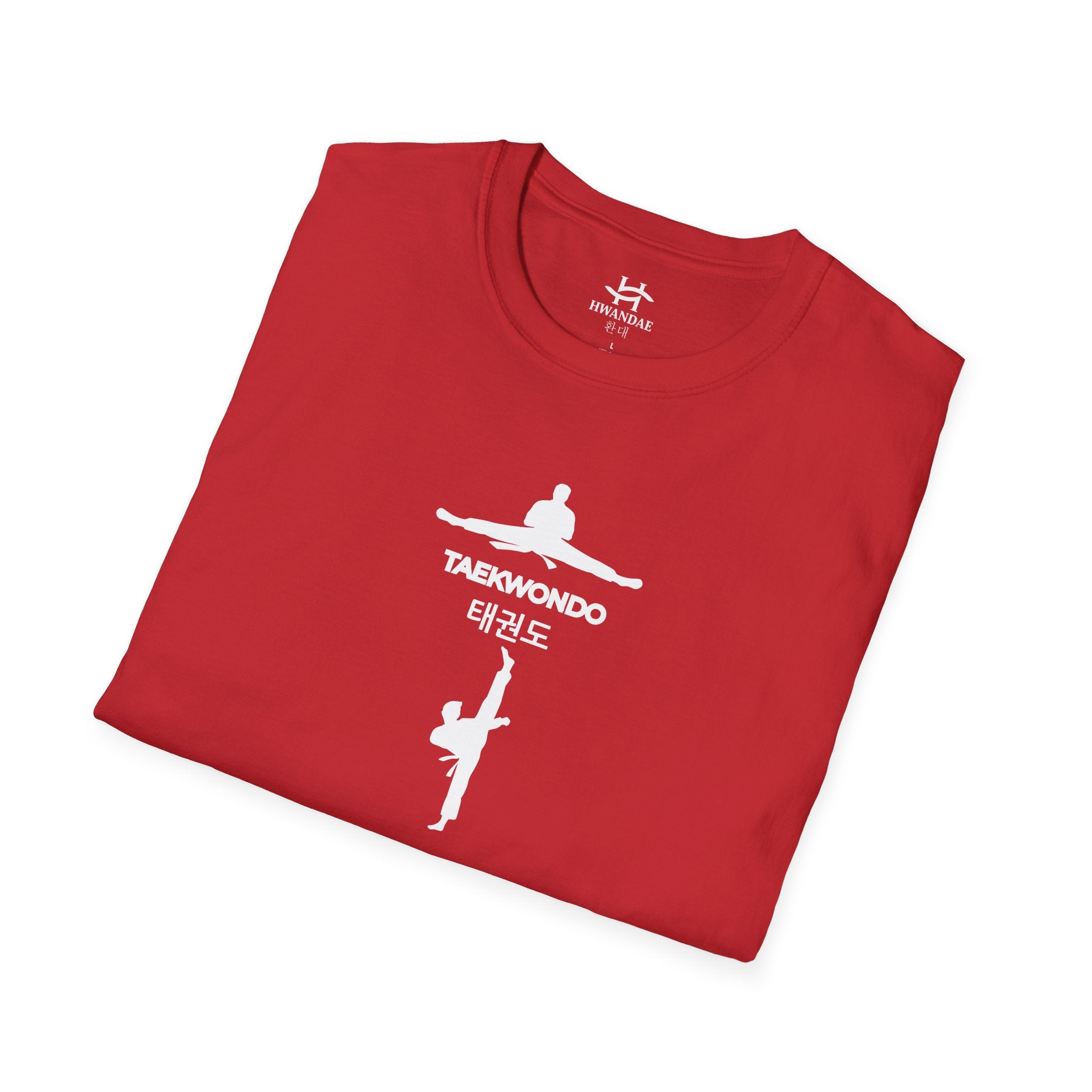 Korean Taekwondo T-shirt with Double Fighters 2