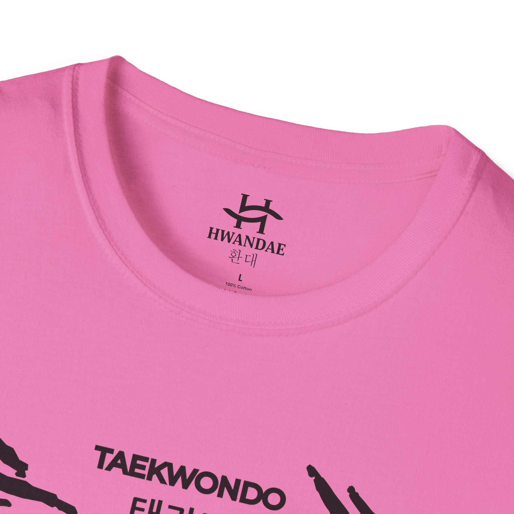 Korean Taekwondo T-shirt with Double Fighters 1