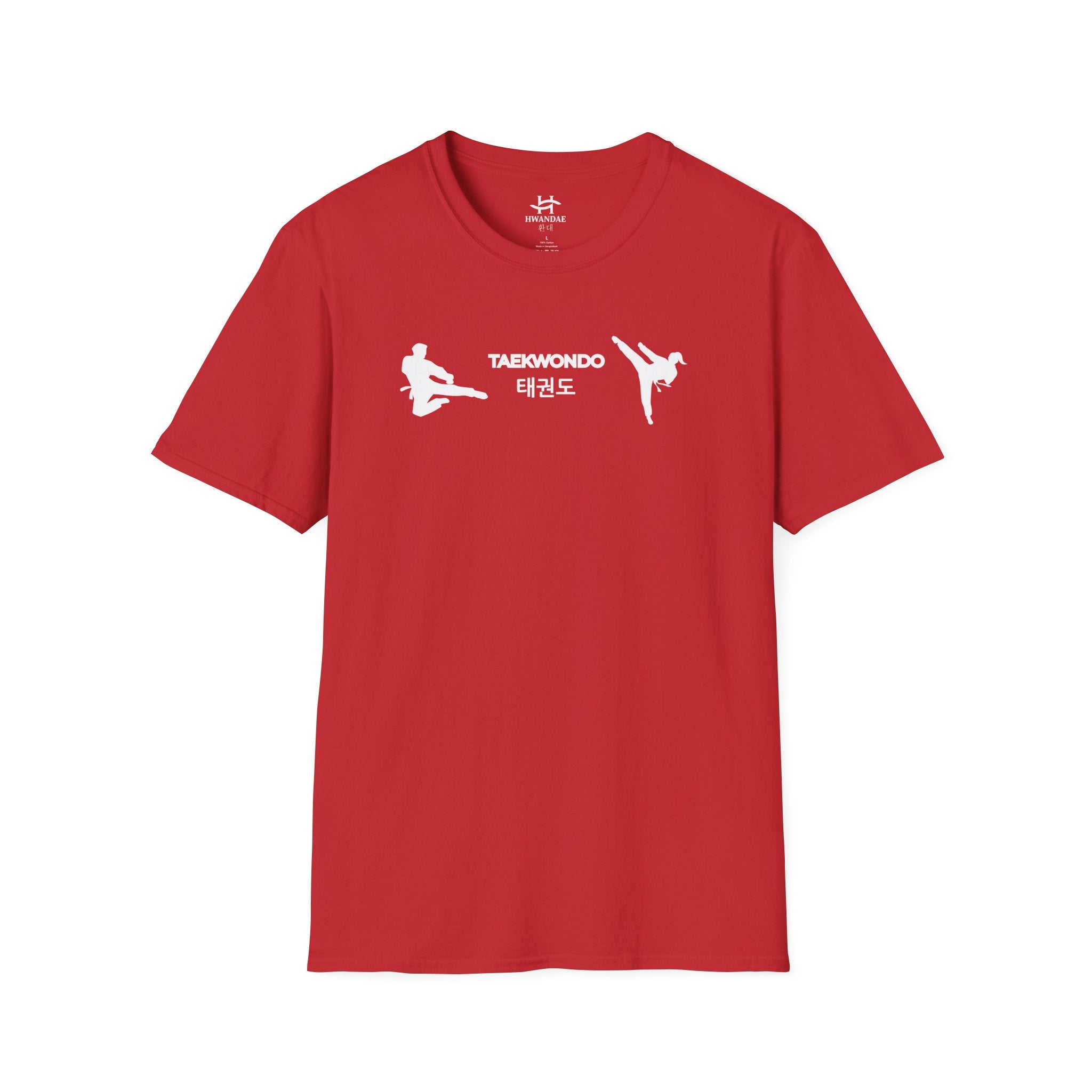 Korean Taekwondo T-shirt with Double Fighters 1