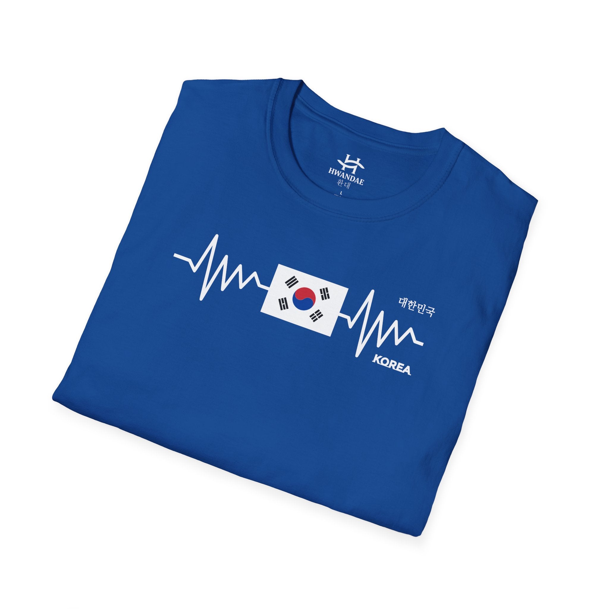 South Korean Heartbeat Flag T-Shirt