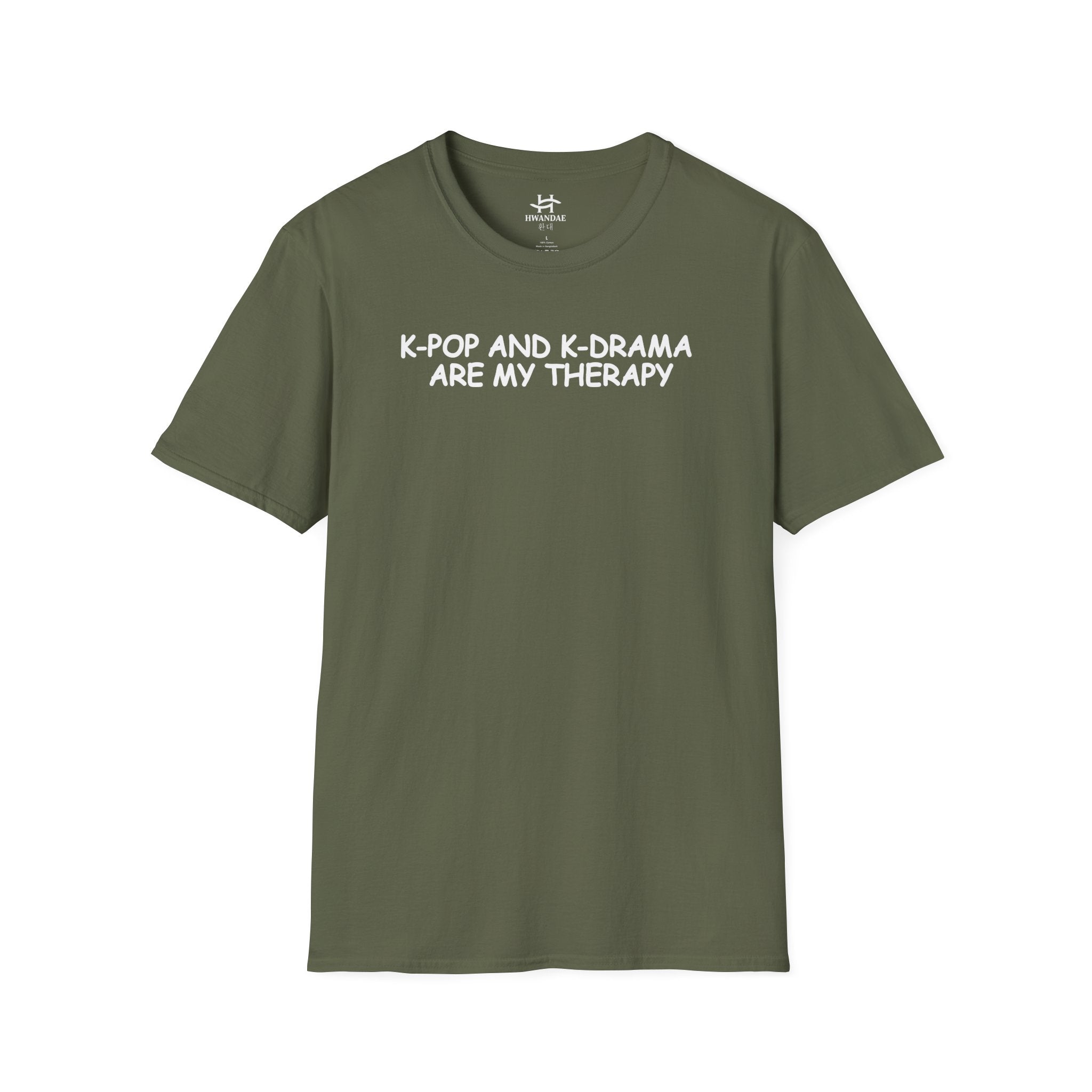 한국 K-POP과 K-DRAMA ARE MY THERAPY 티셔츠