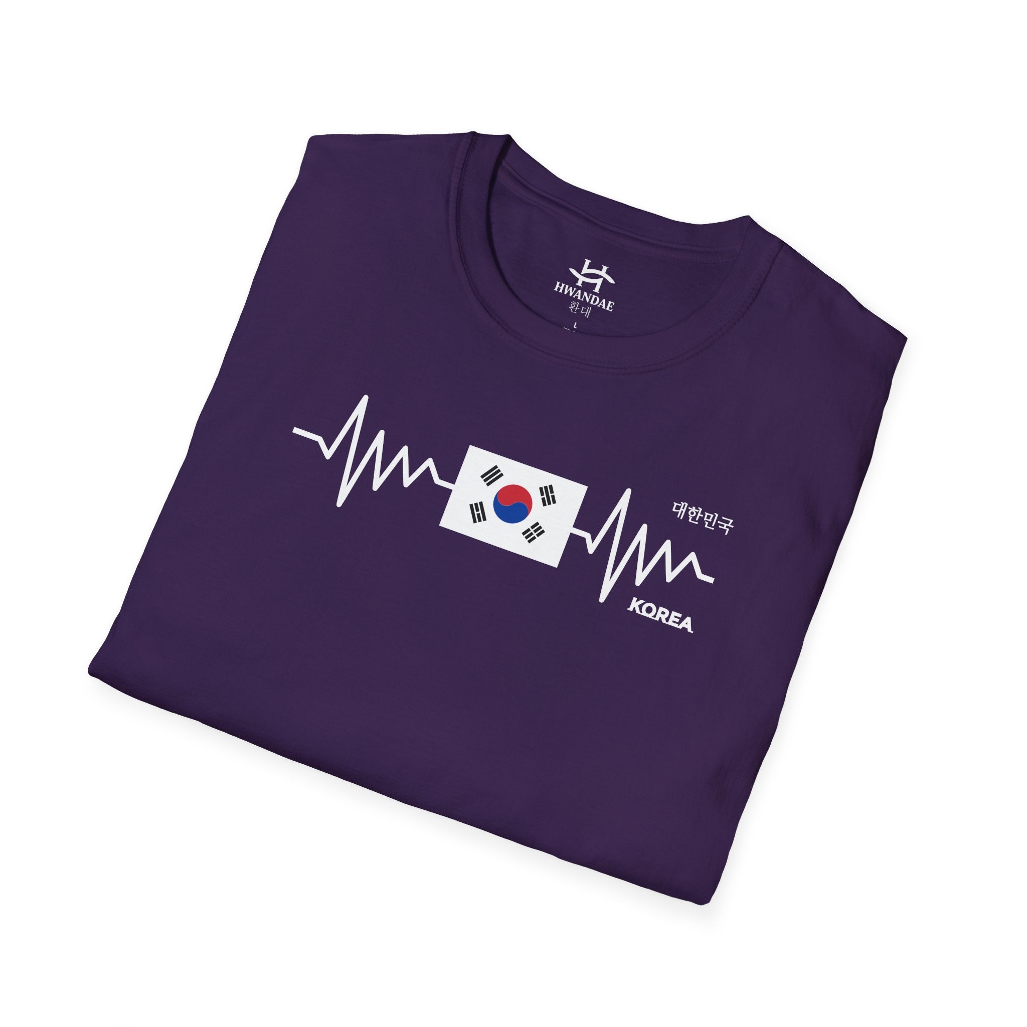 South Korean Heartbeat Flag T-Shirt