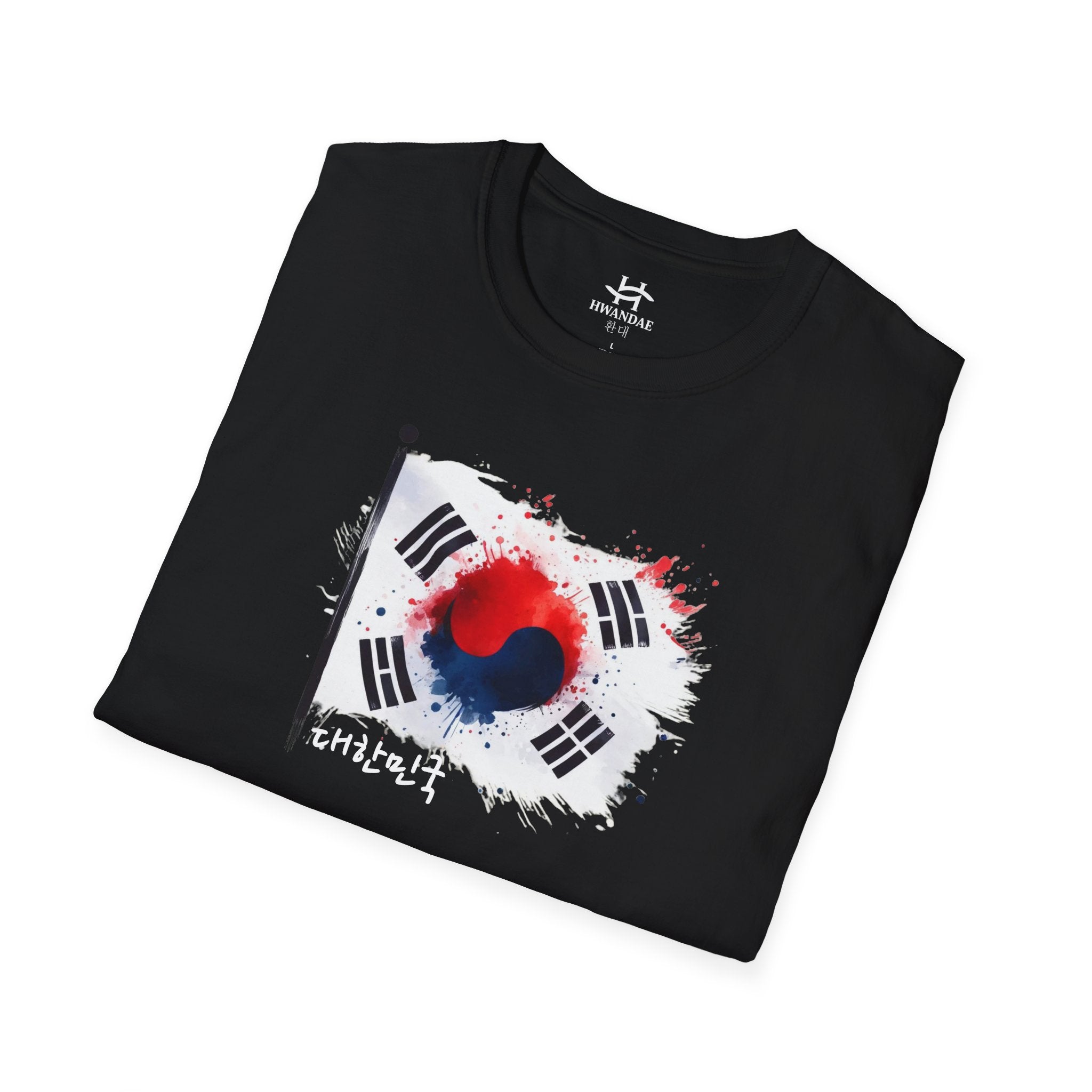 Vibrant South Korean Flag T-Shirt with Korean