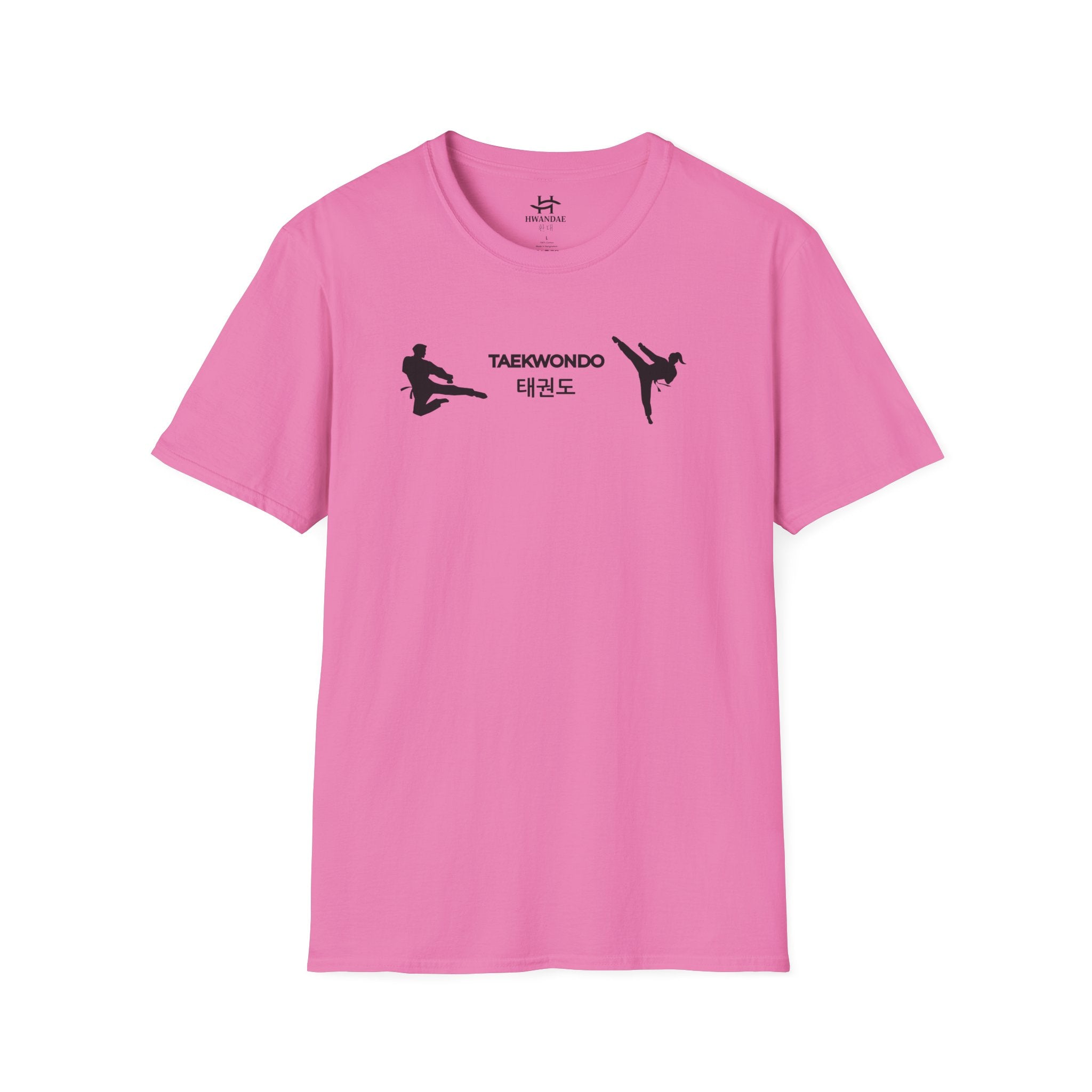 Korean Taekwondo T-shirt with Double Fighters 1