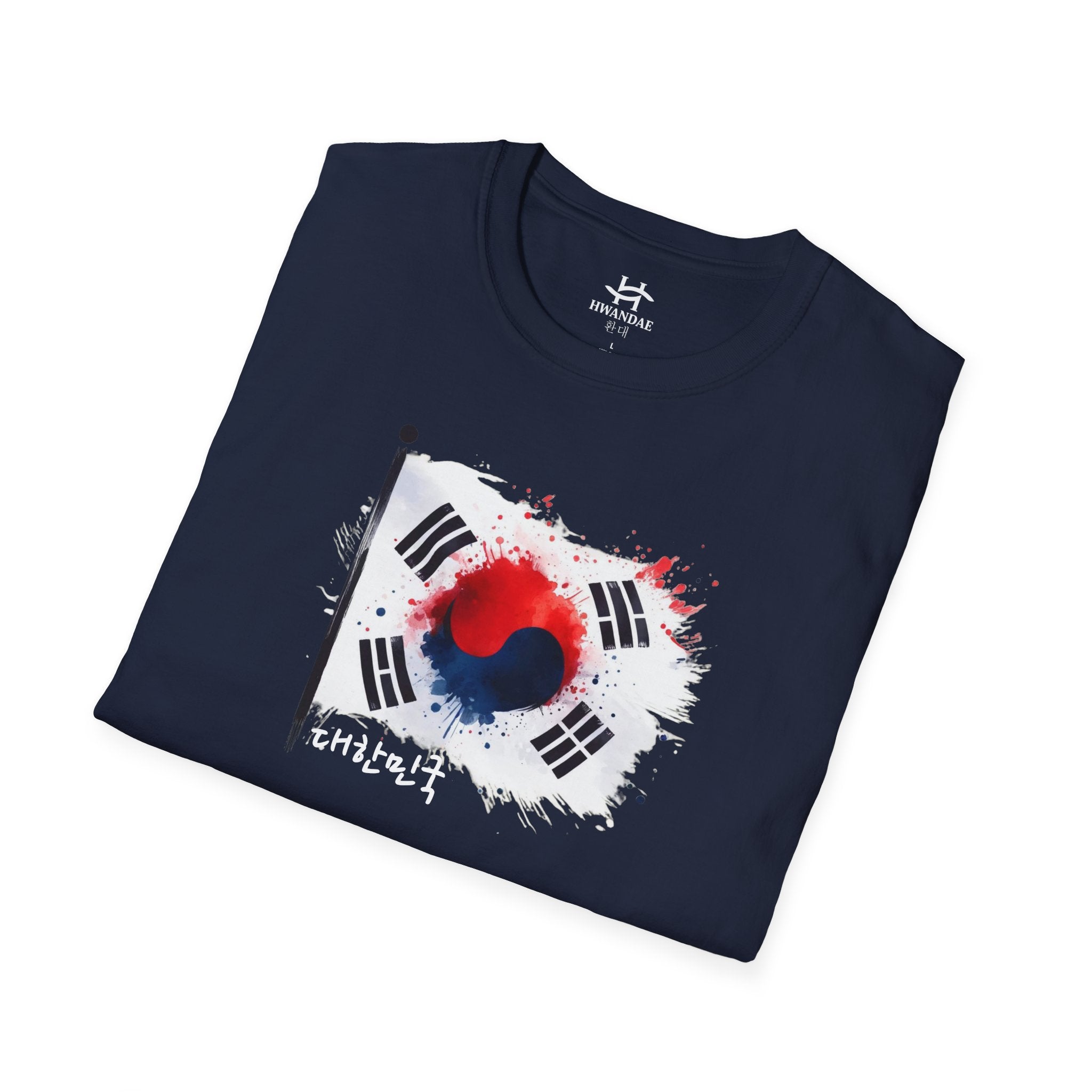 Vibrant South Korean Flag T-Shirt with Korean