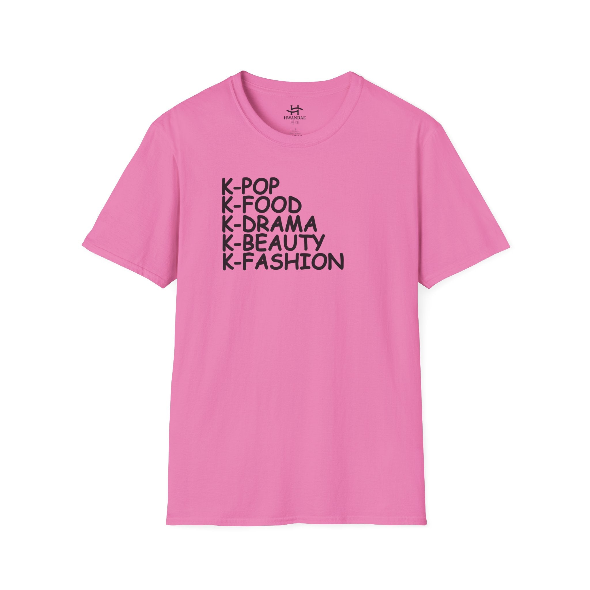 Korean K-POP K-FOOD K-DRAMA K-BEAUTY K-FASHION T-Shirt