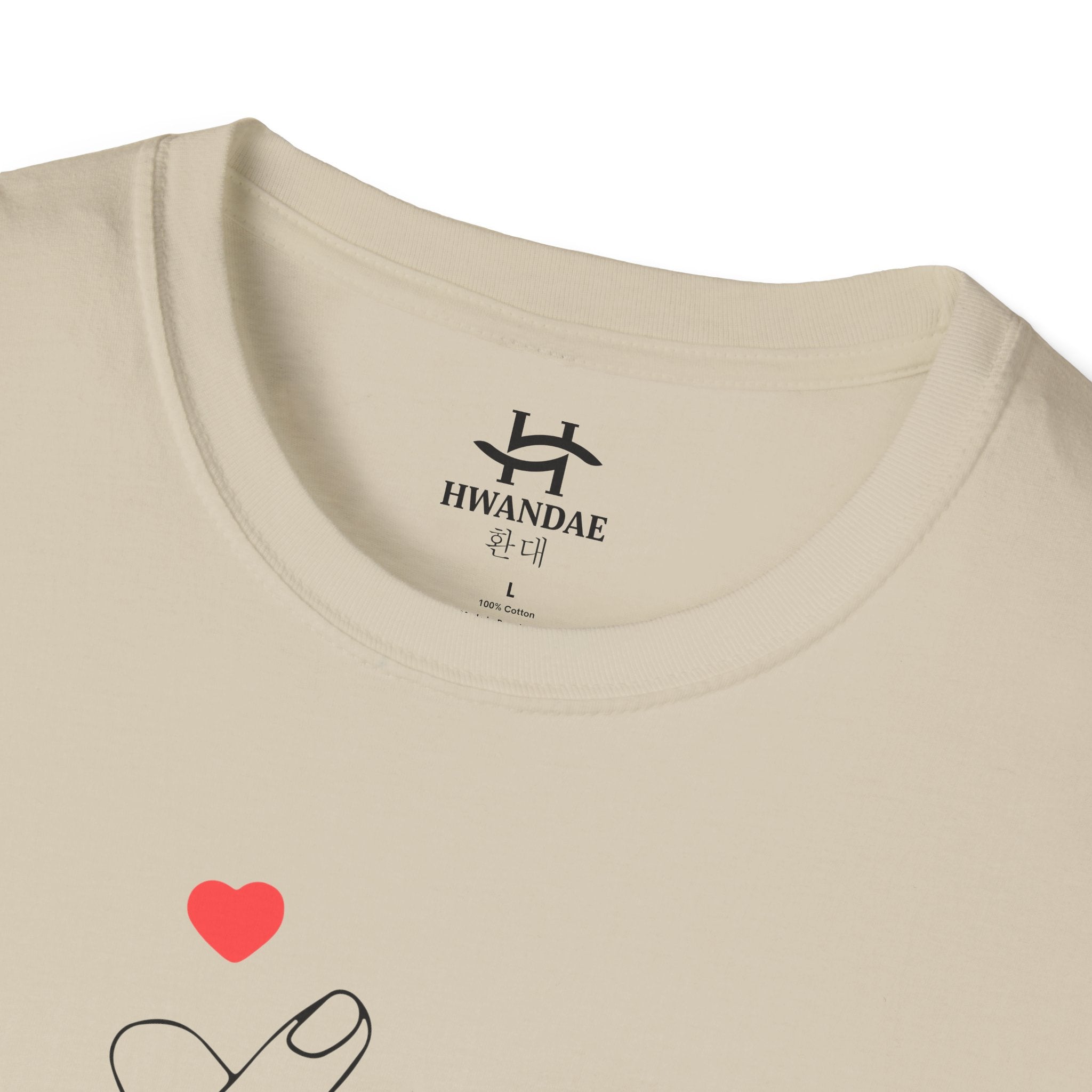 Korean Love Hearts with Korean 'I love you' T-shirt 2