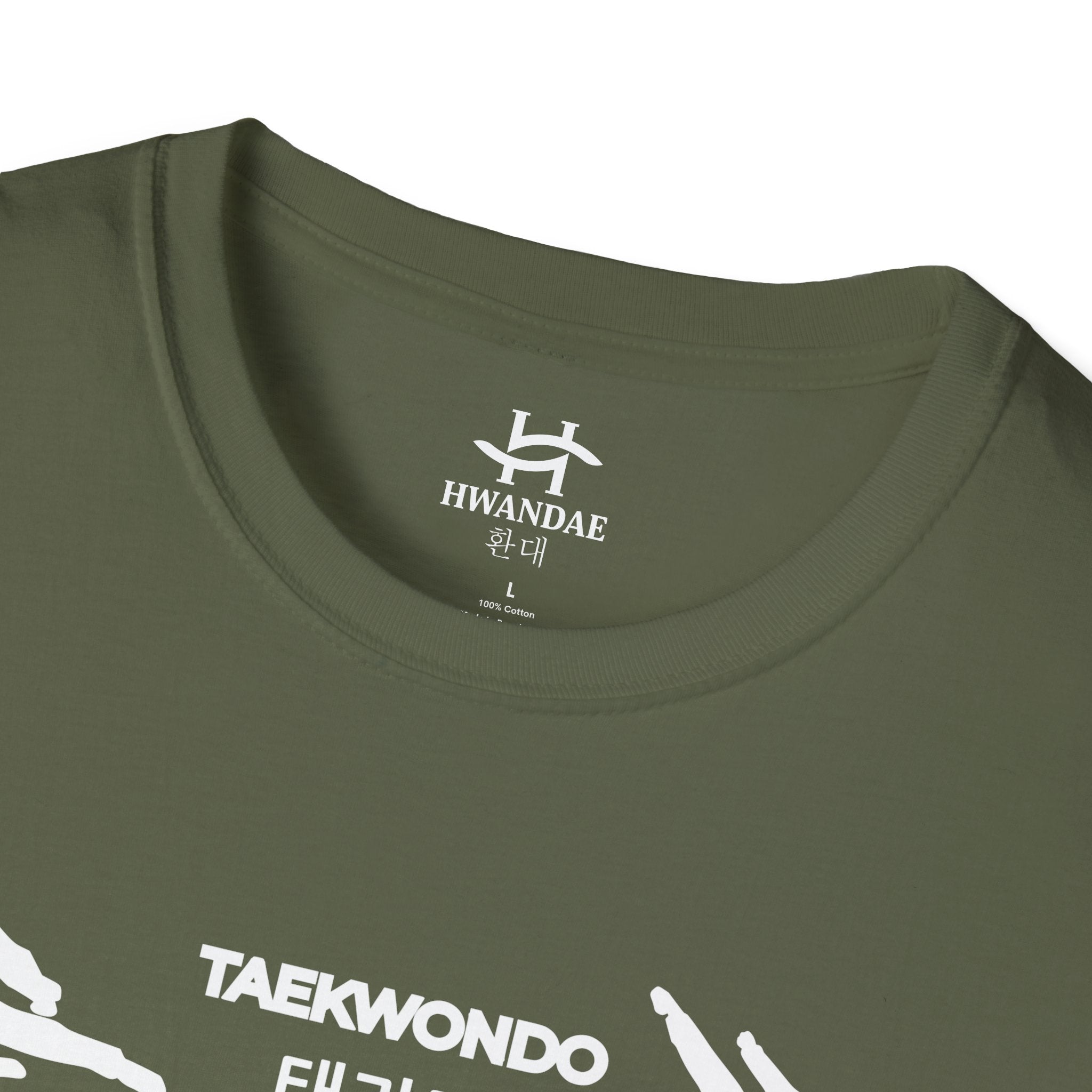 Korean Taekwondo T-shirt with Double Fighters 1