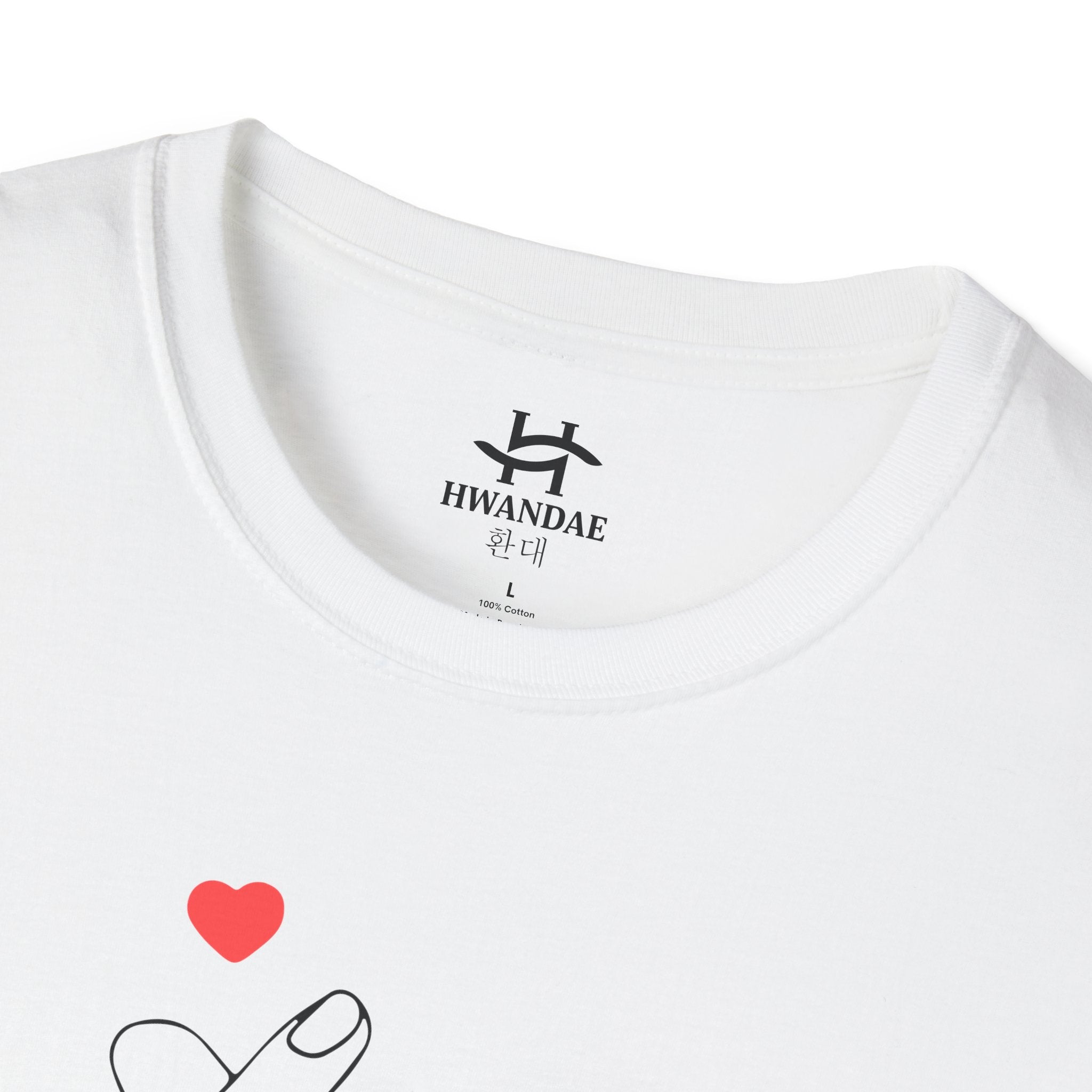 Korean Love Hearts with Korean 'I love you' T-shirt 2