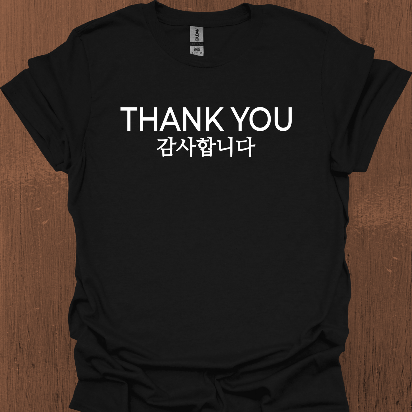 한국어 THANK YOU 티셔츠