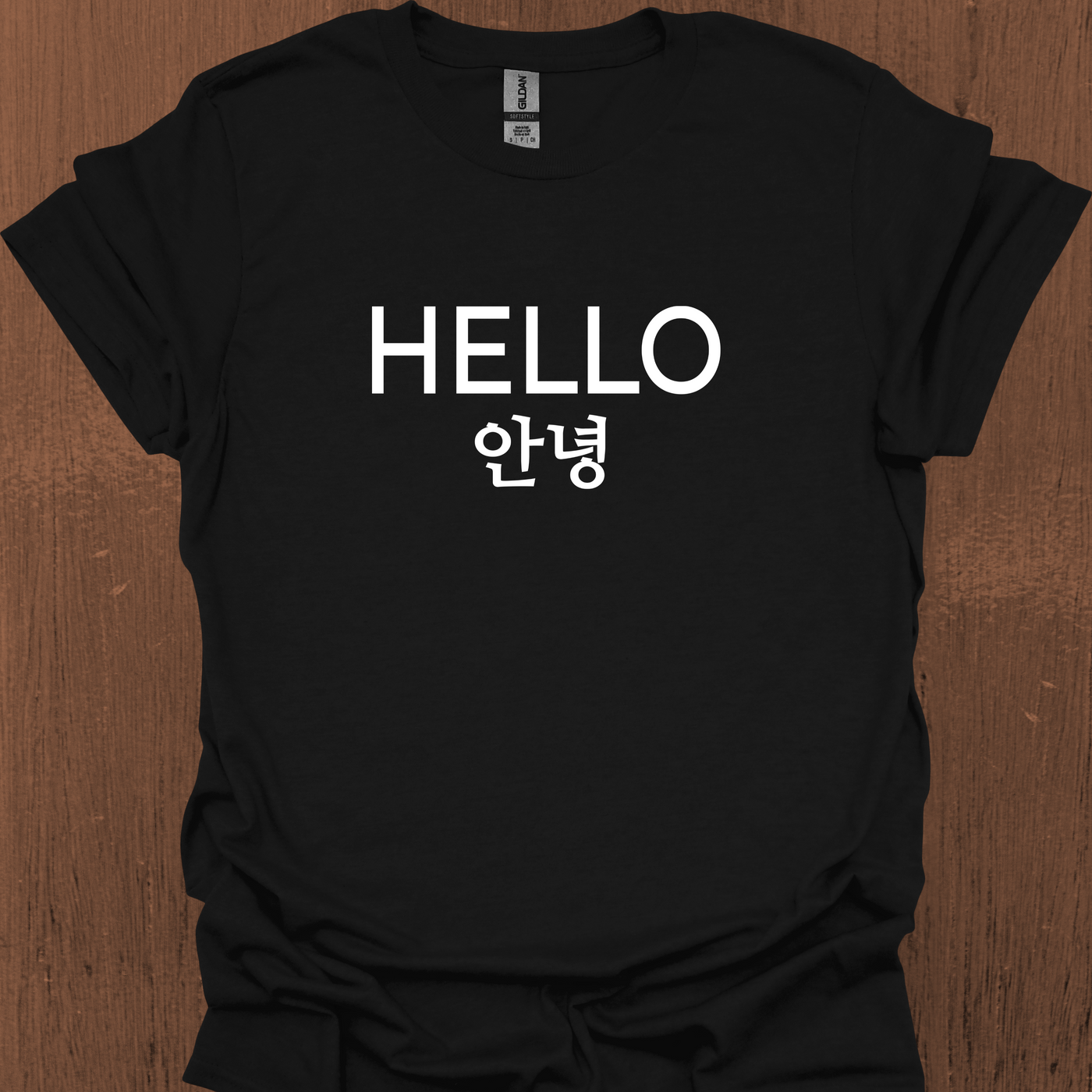한국어 HELLO 티셔츠