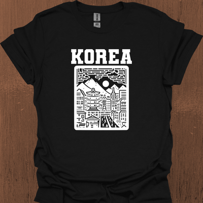 전통 한국 상징주의 버전 2 티셔츠