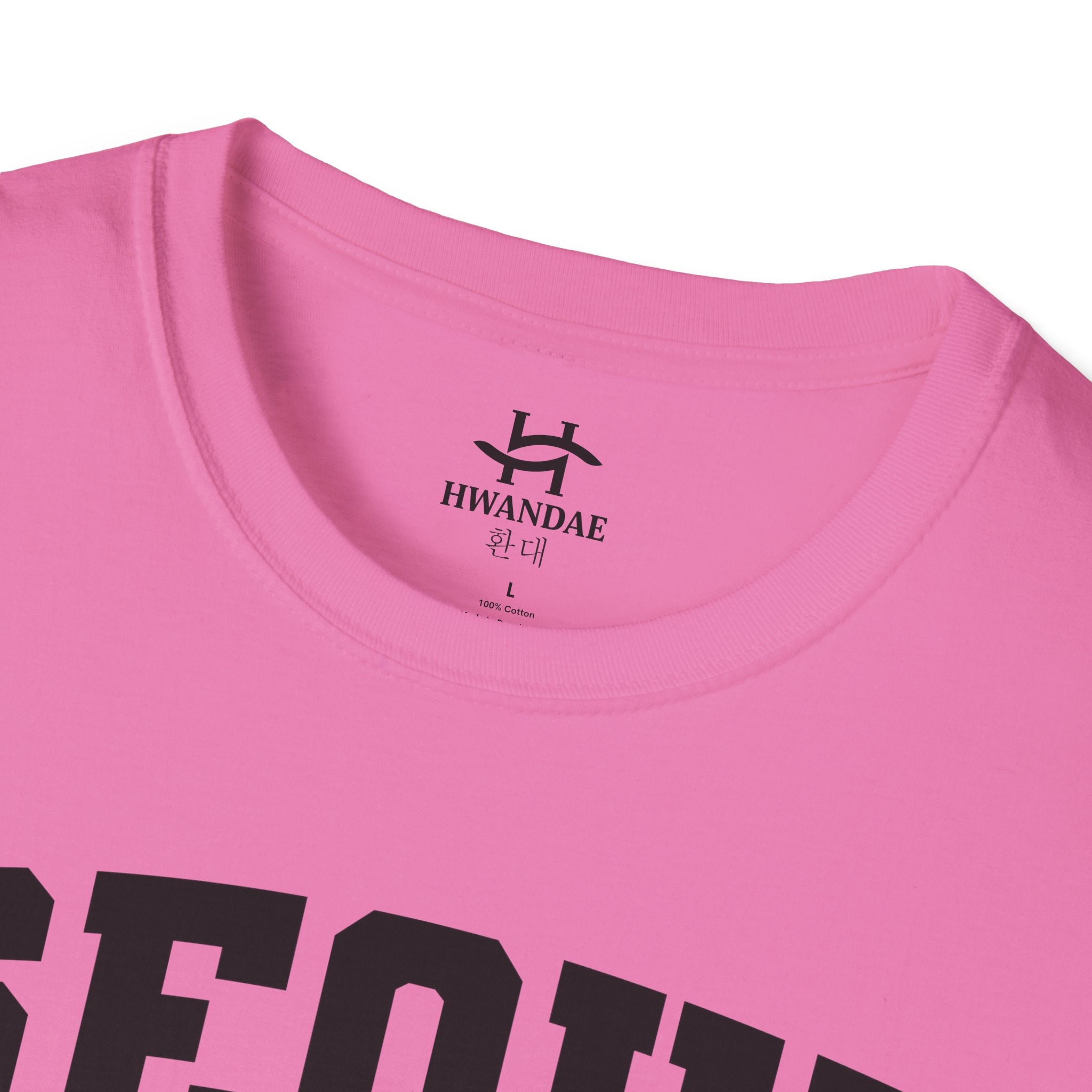 Seoul Varsity T-Shirt with Korean and Flags